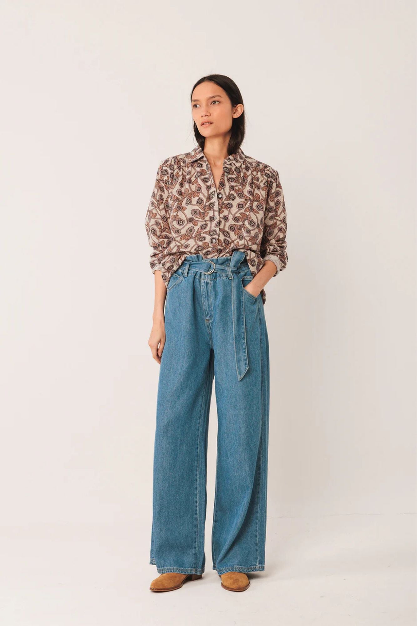 Paper Bag Waist Jean