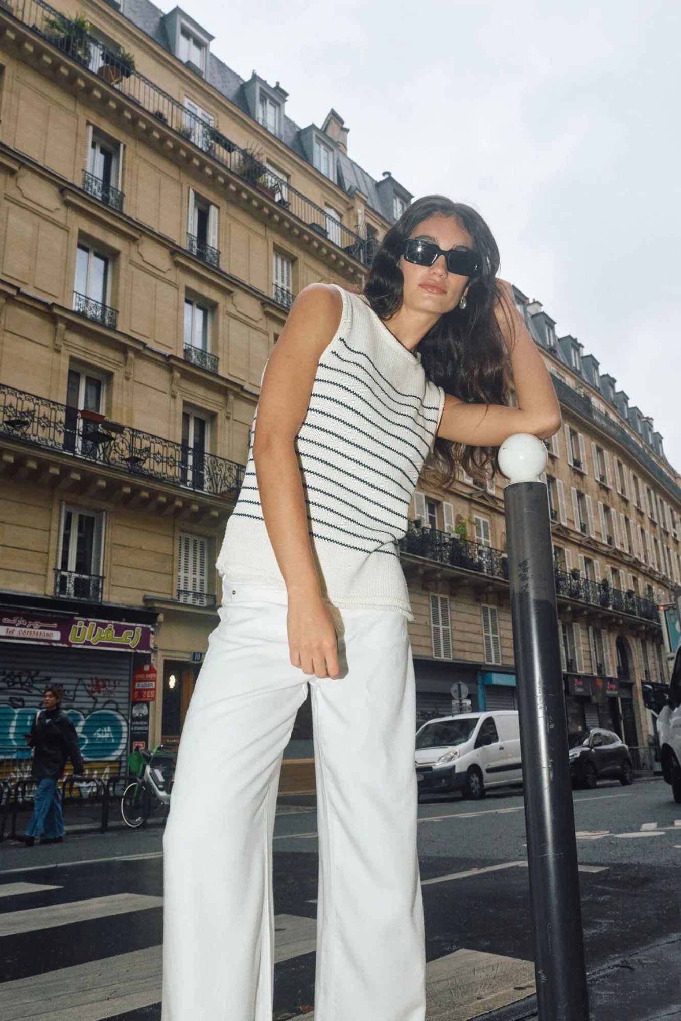 Aubin Stripe Knit Top