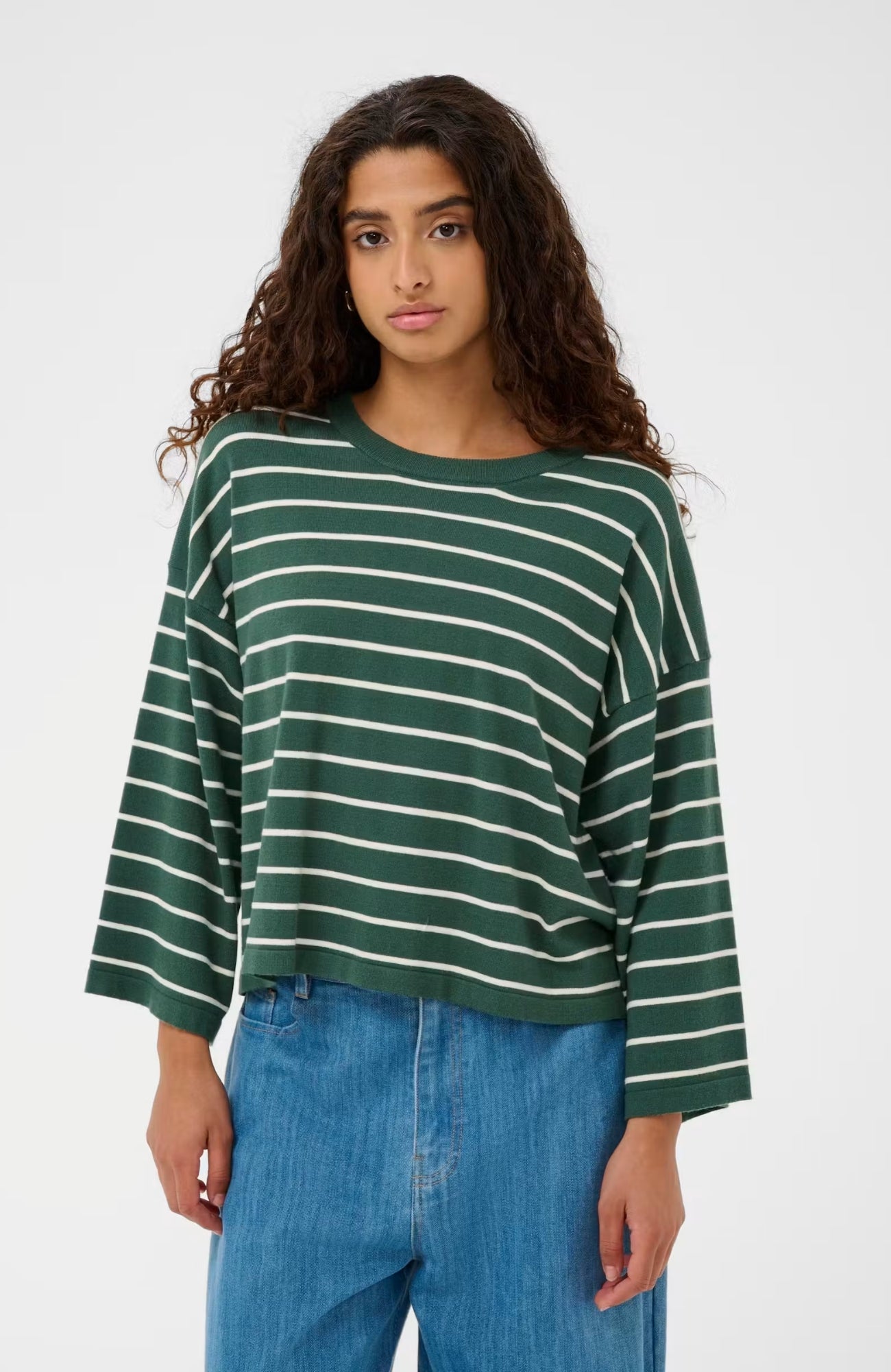 Spina Cropped Boxy Sweater