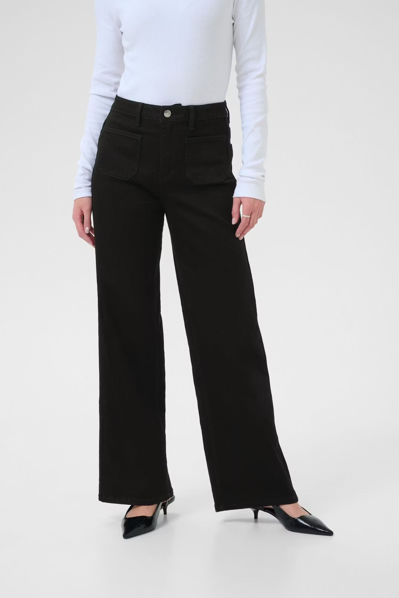 Brook High-Rise Wide Leg Jeans