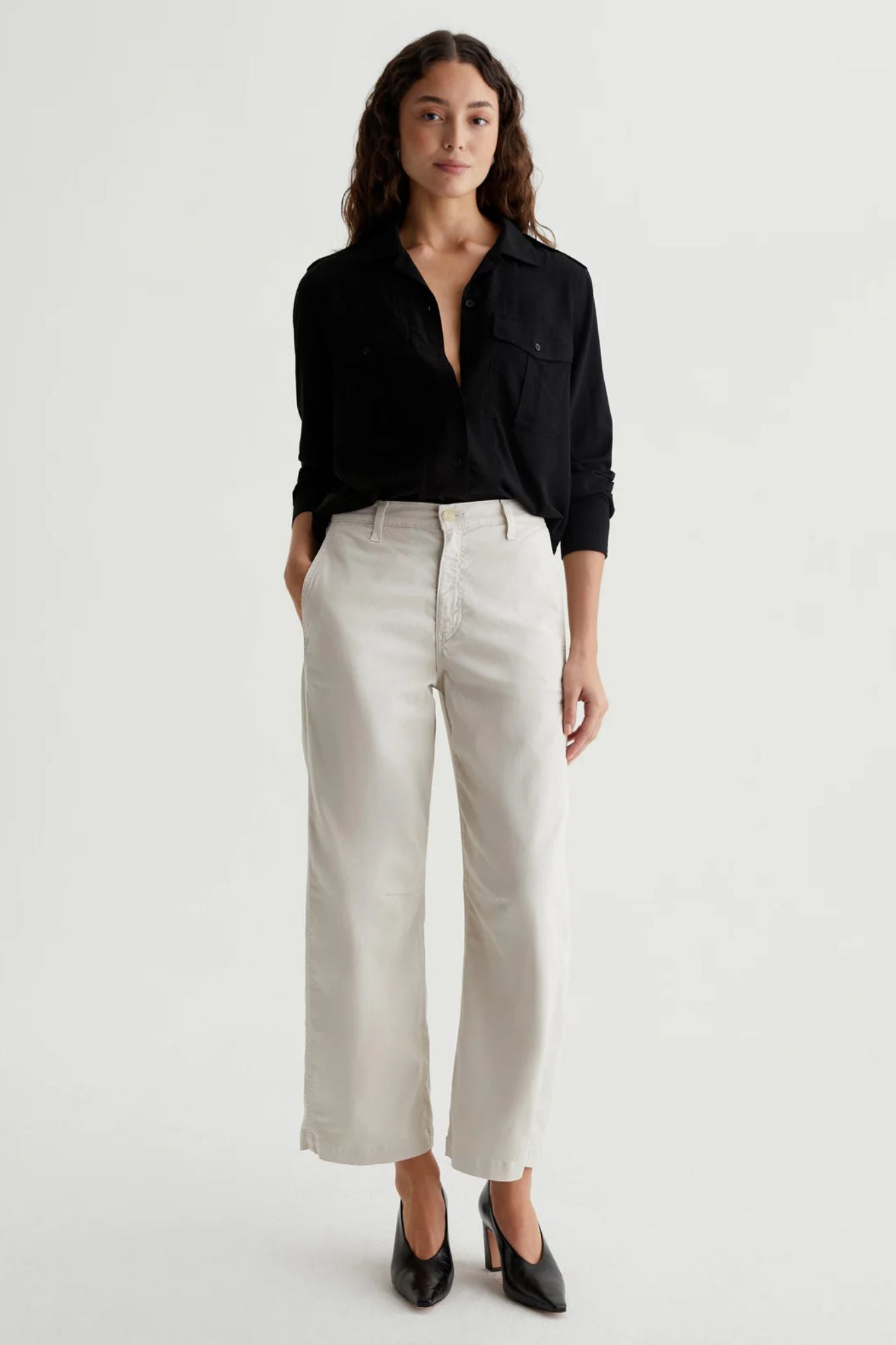 Fiona High-Rise Barrel Pant