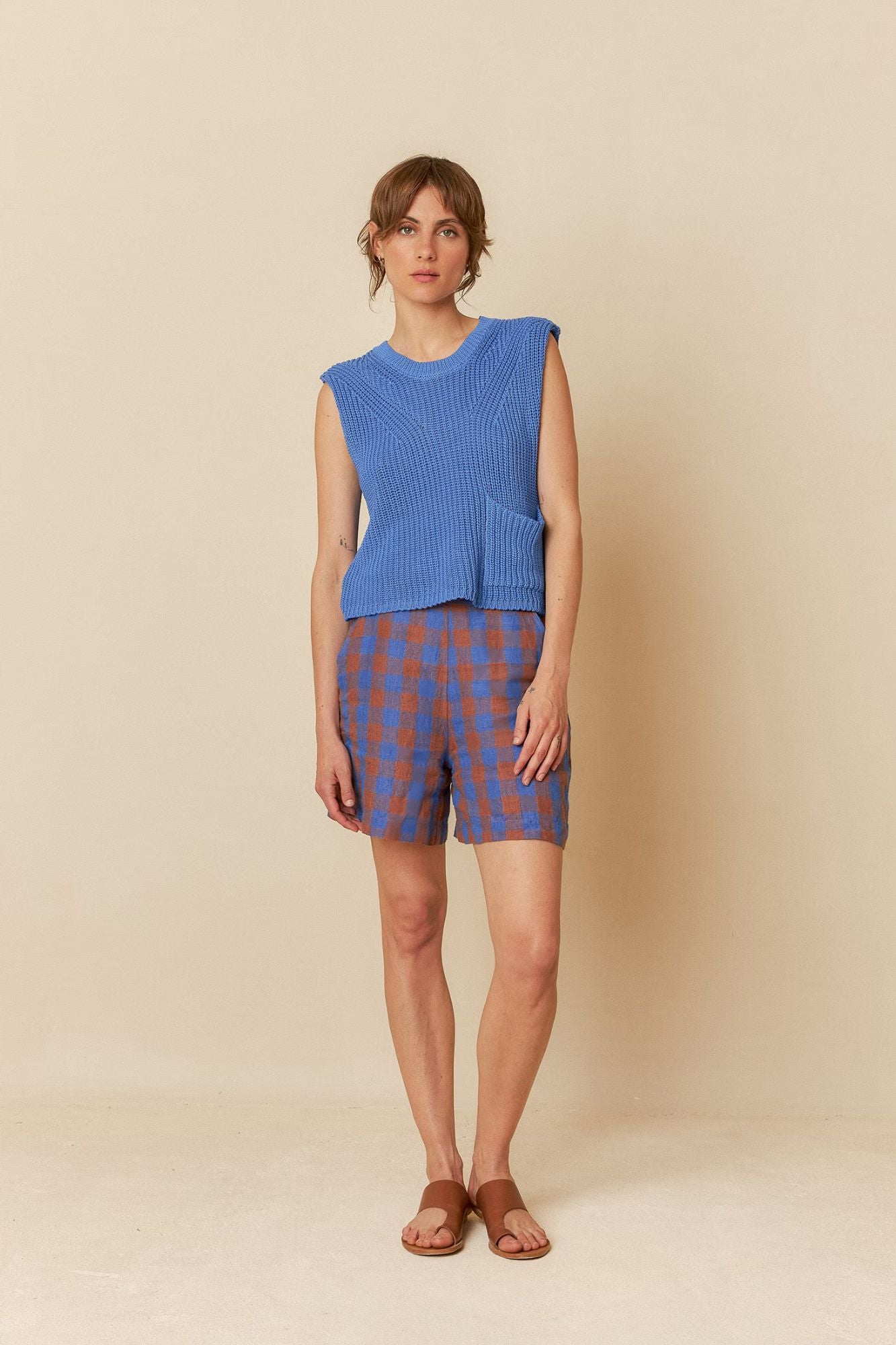 Retro Vichy Shorts