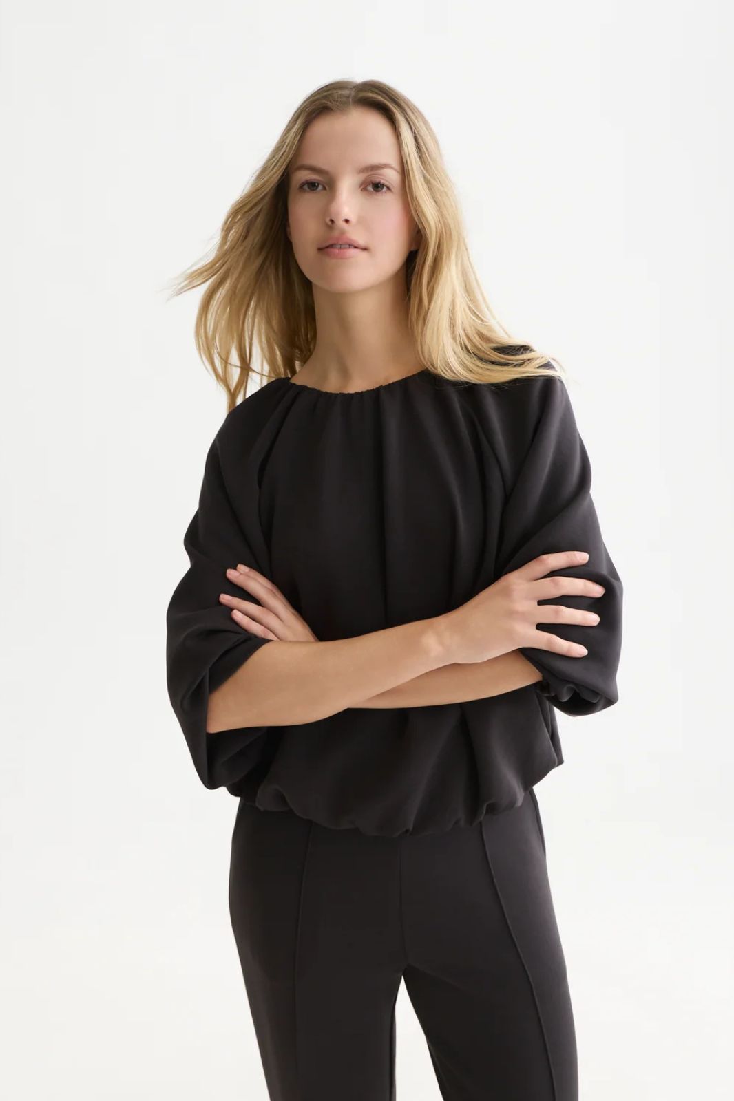 Gathered Sweatshirt