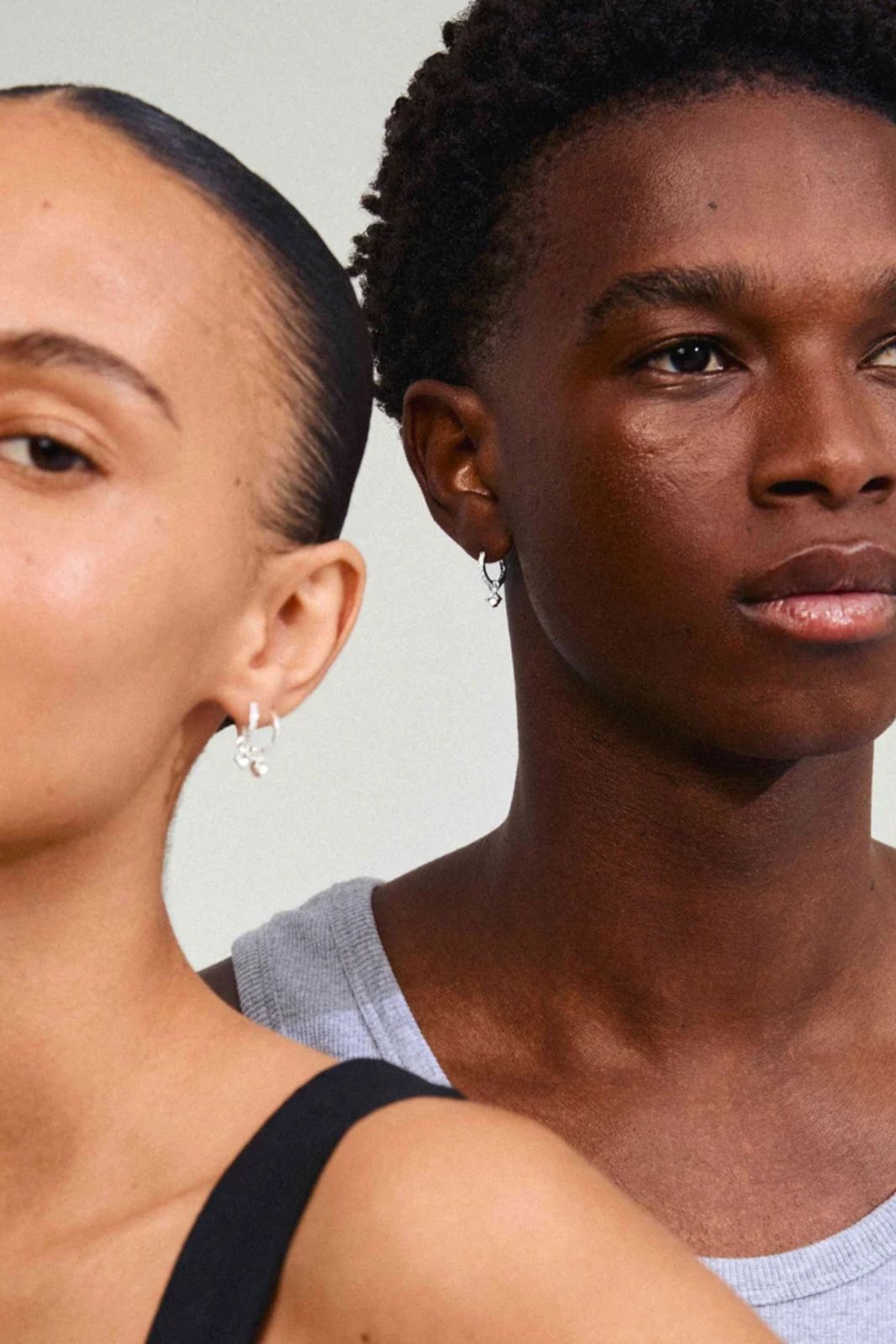 Joa Crystal Hoop Earrings