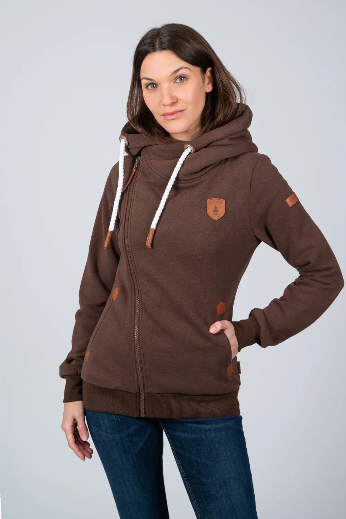 Athena Asymmetrical Full Zip Hoodie