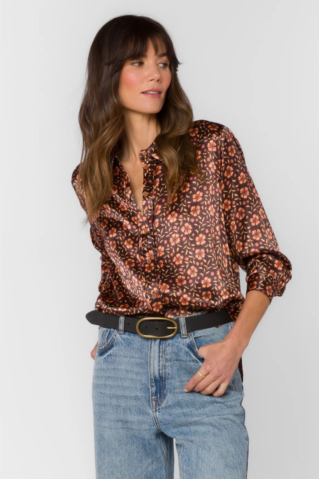 Holden Brown Pansy Top