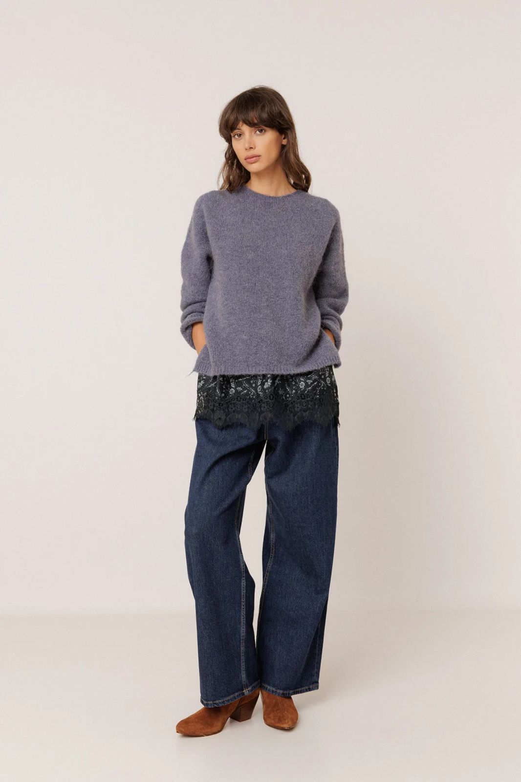 Sweater with Mohair