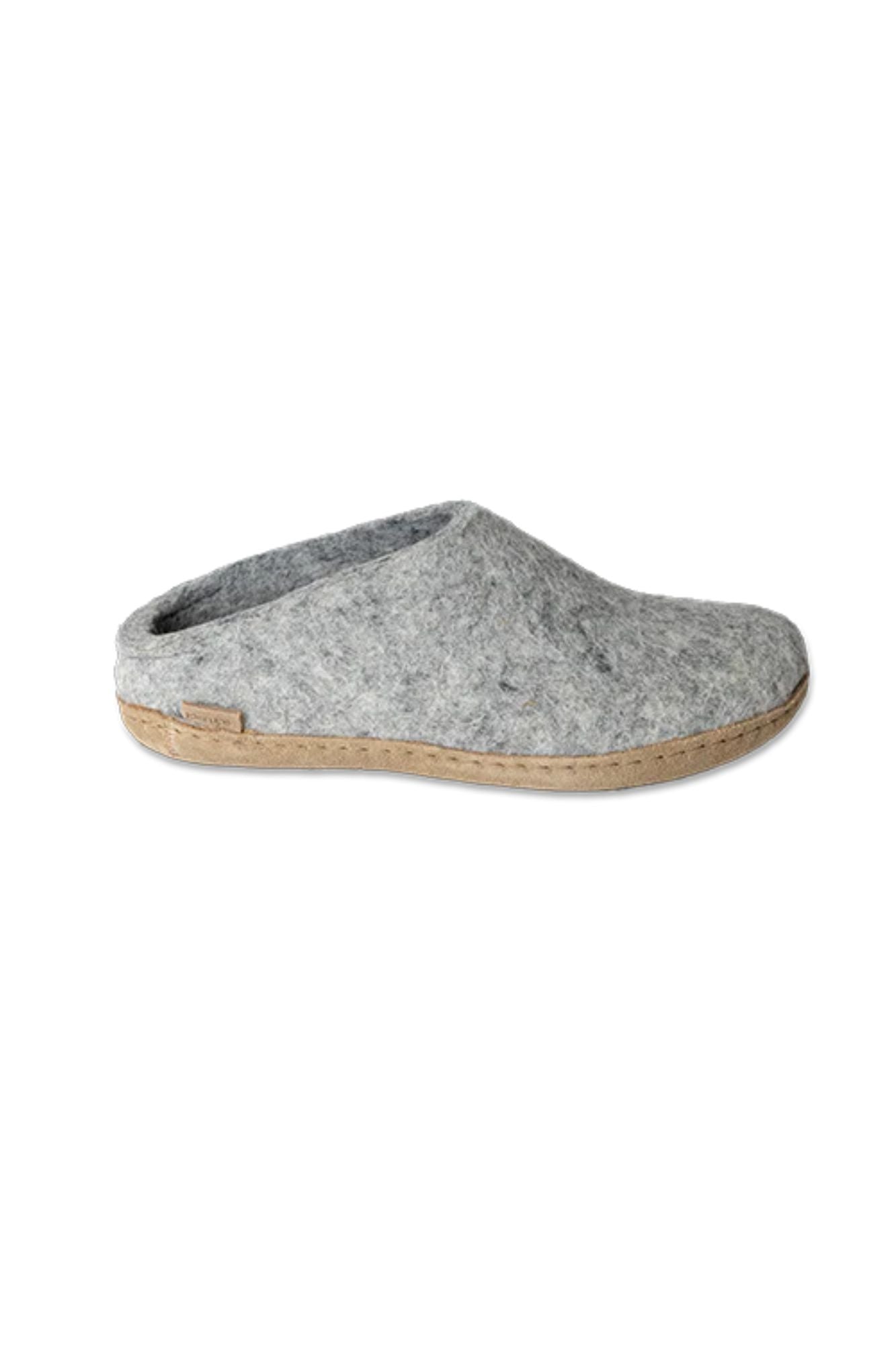 Slip-On | Leather Sole Grey