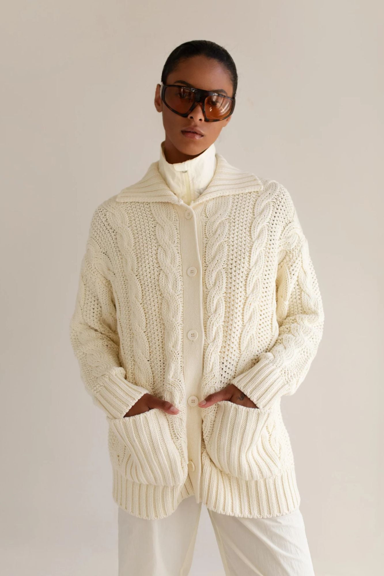 Marelle Cable Cardigan