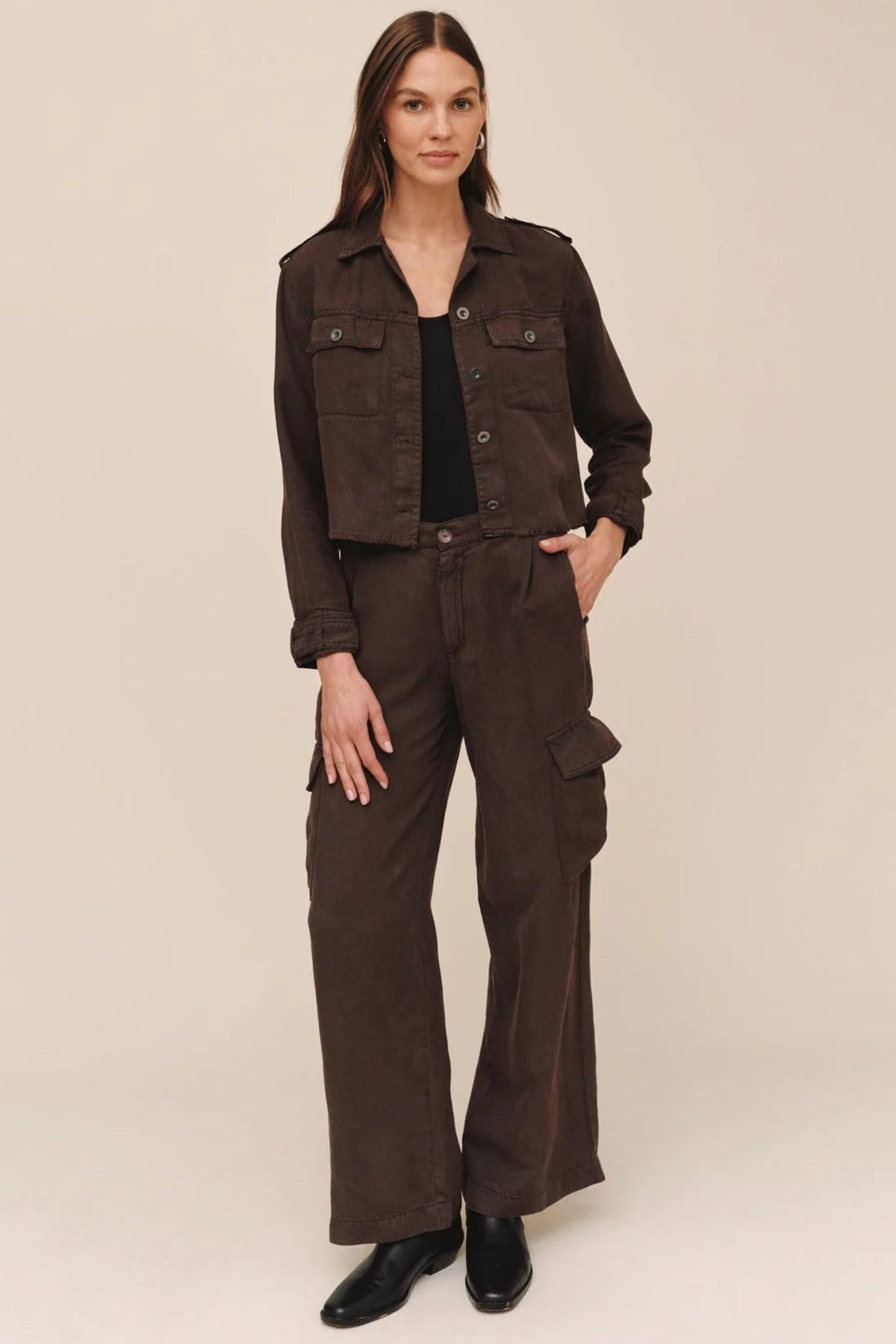 Cropped Ultility Jacket