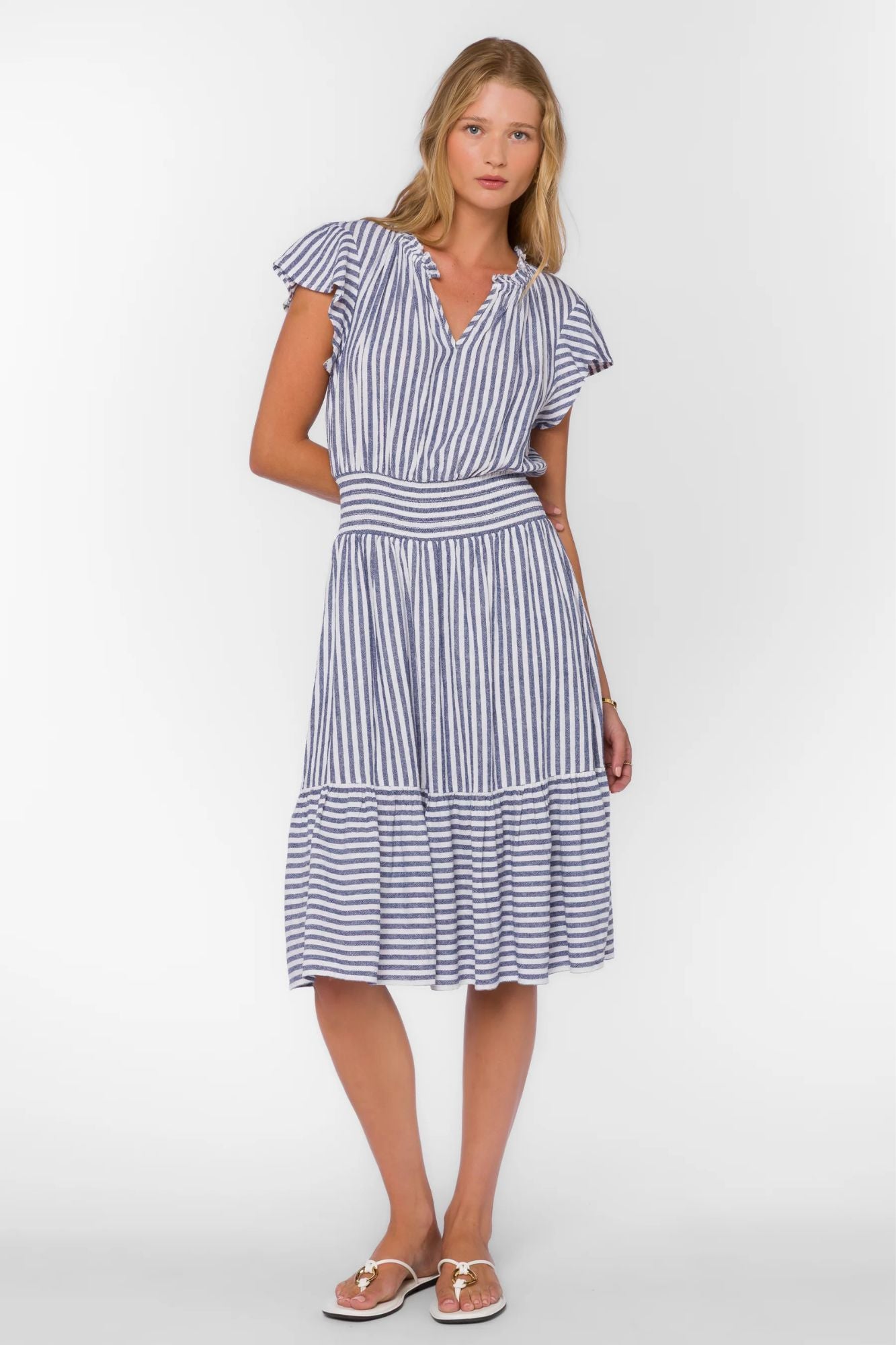Shiri Blue Stripe Dress
