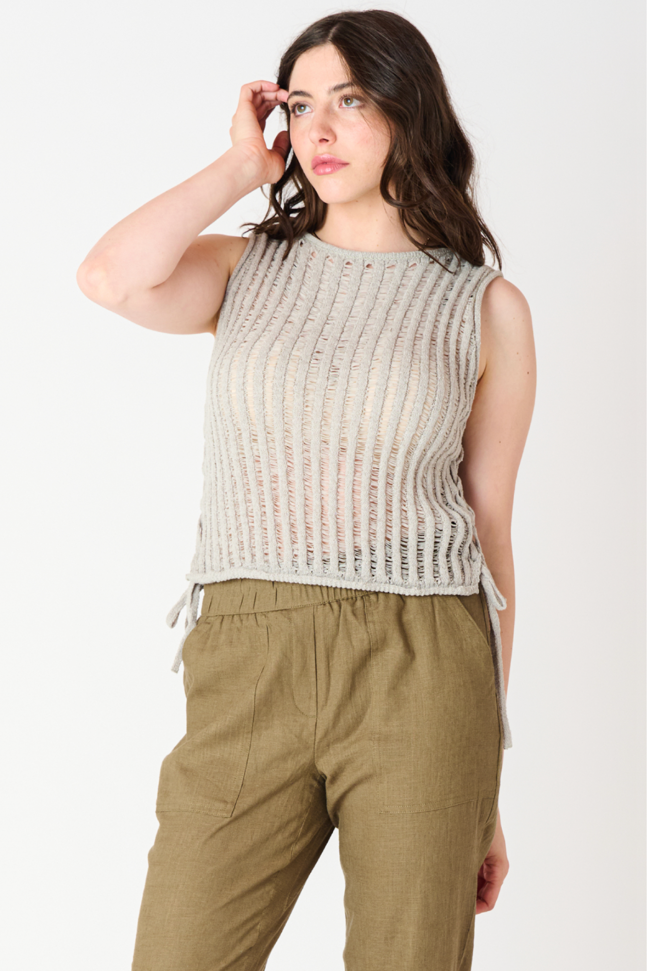 Open Stitch Tank