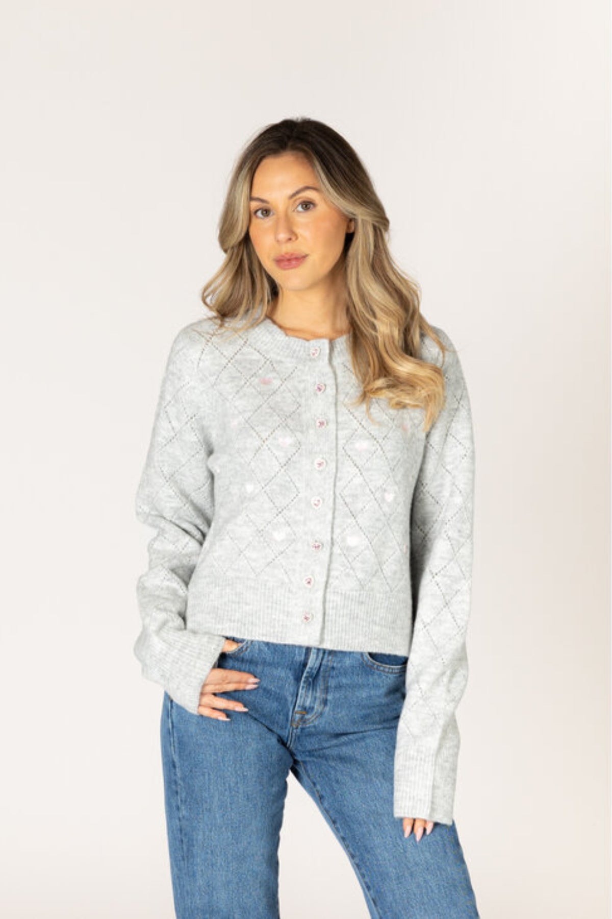 Lacey Heart Cardigan