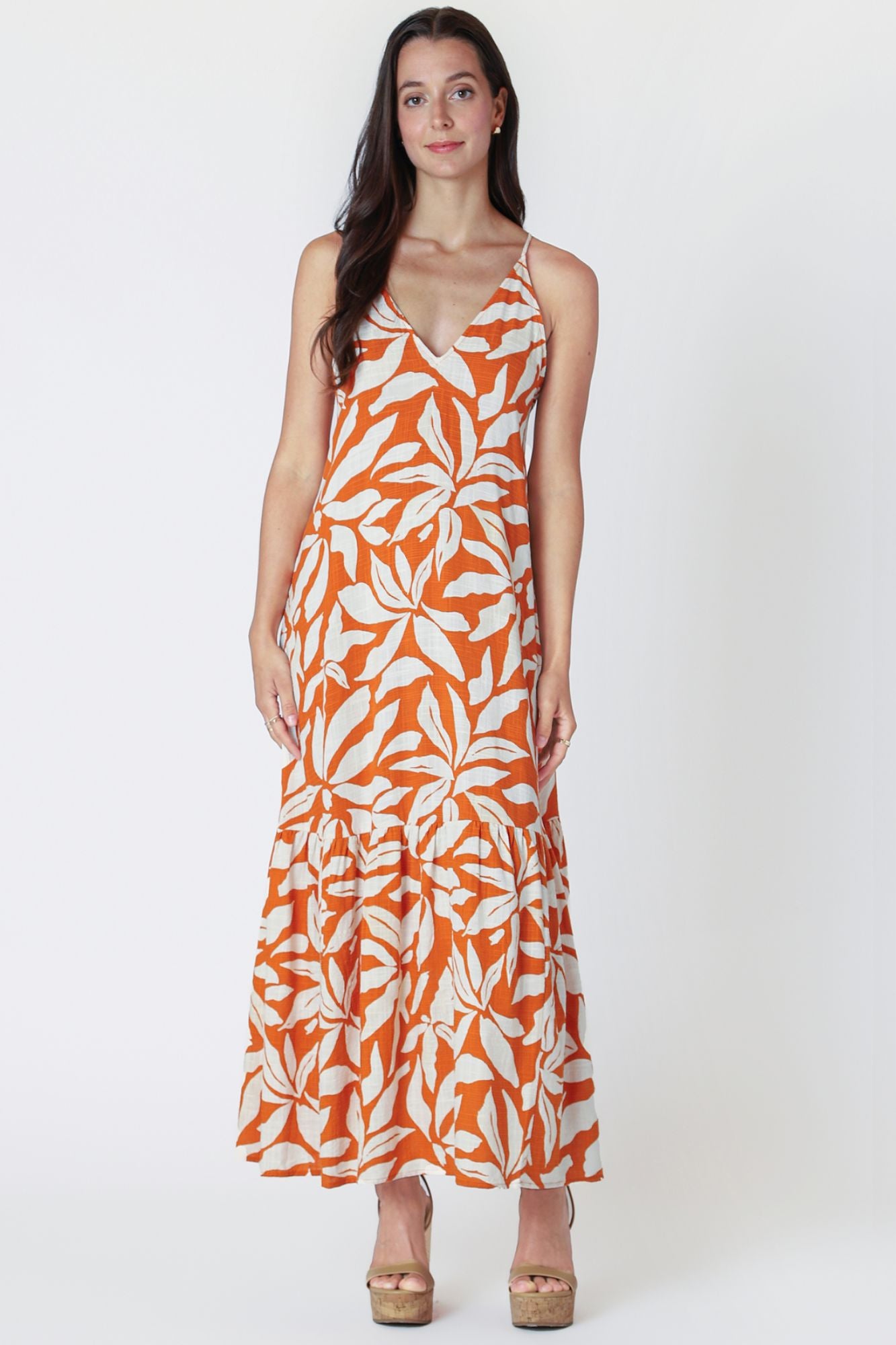 Drawstring Detail Maxi Dress