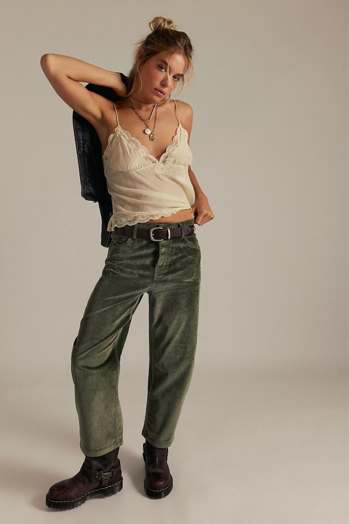 Deep Trance Dropped Corduroy Jeans