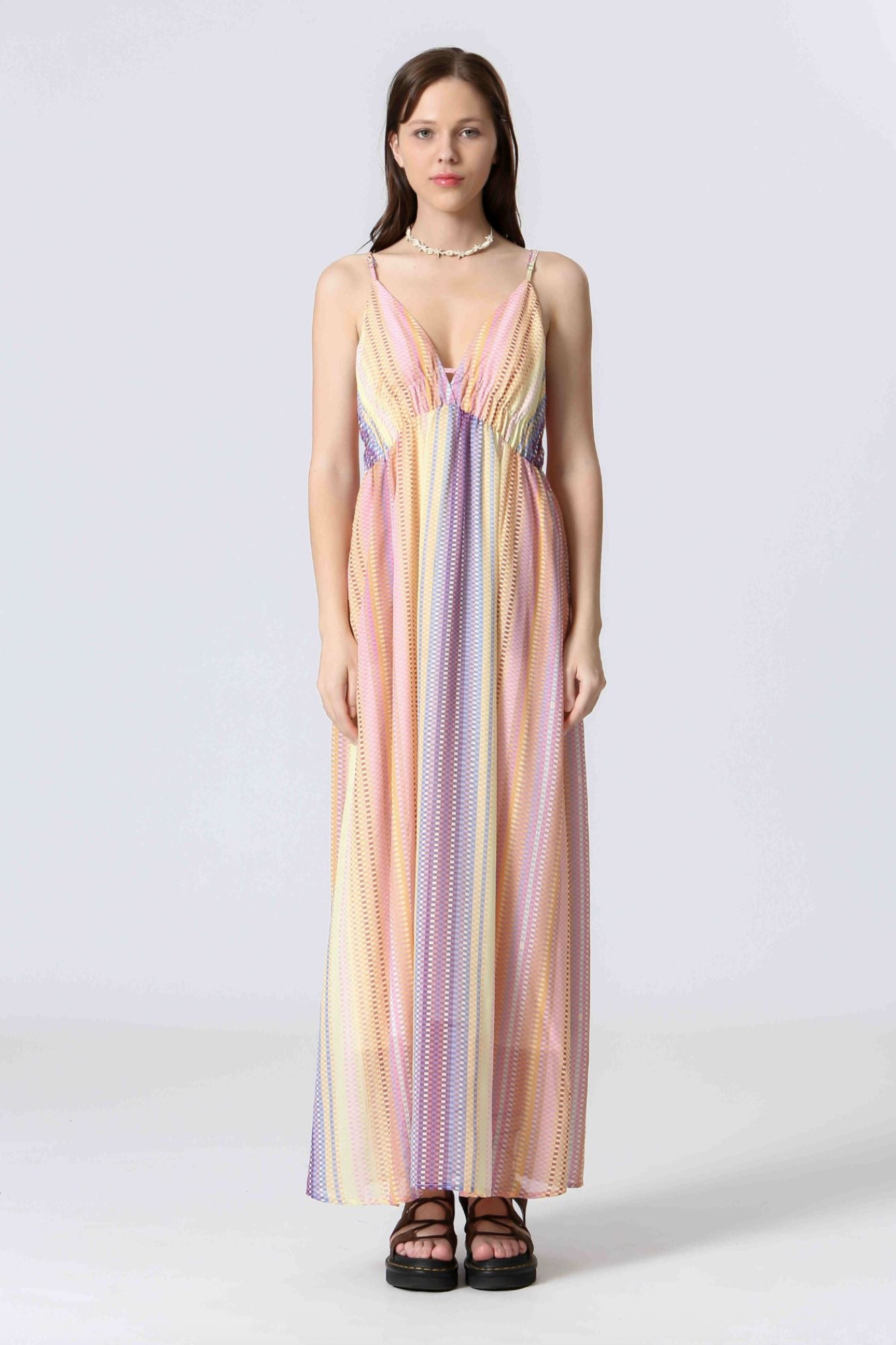 Long Printed Dress