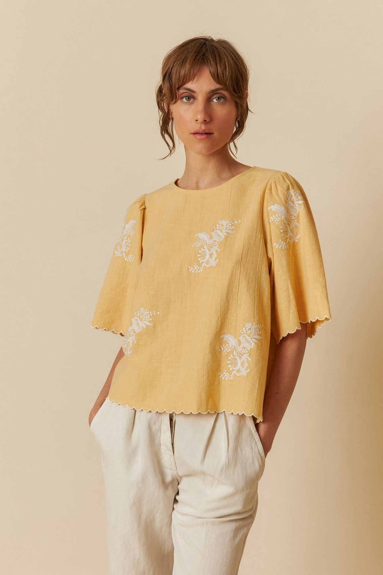 Butterfly Sleeve Blouse