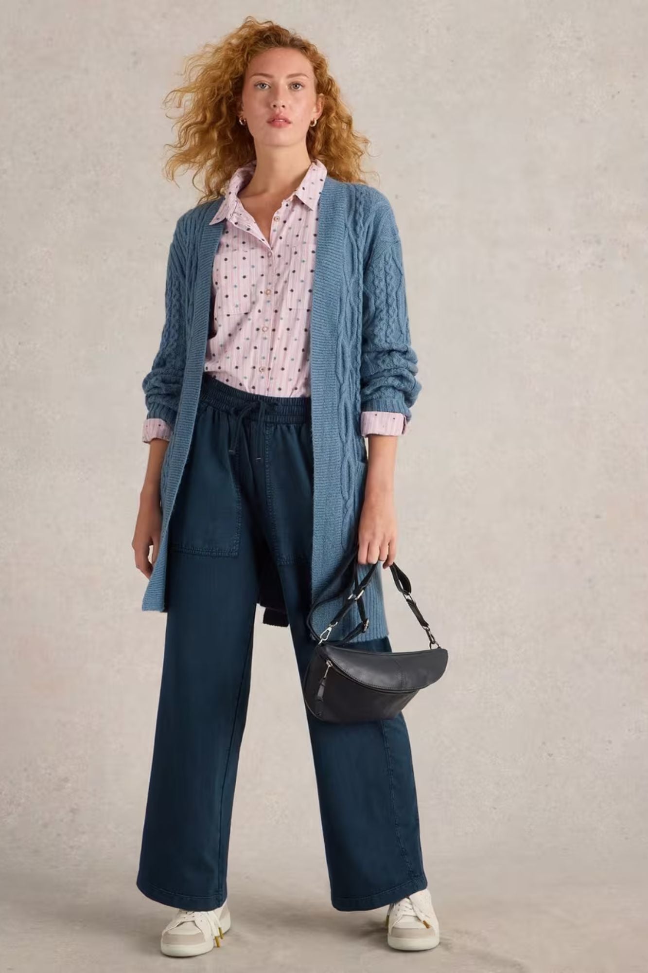 Ava Wide Leg Jersey Jogger