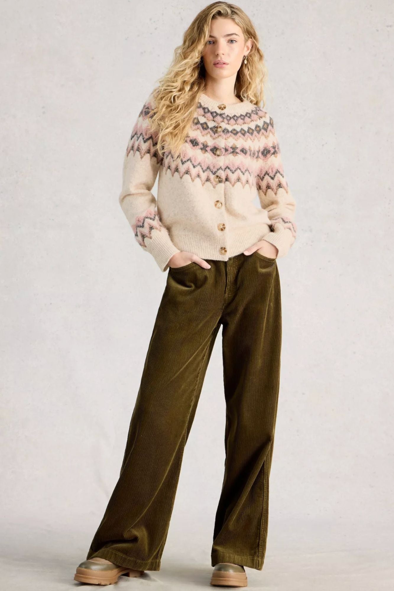 Arctic Fairisle Cardigan