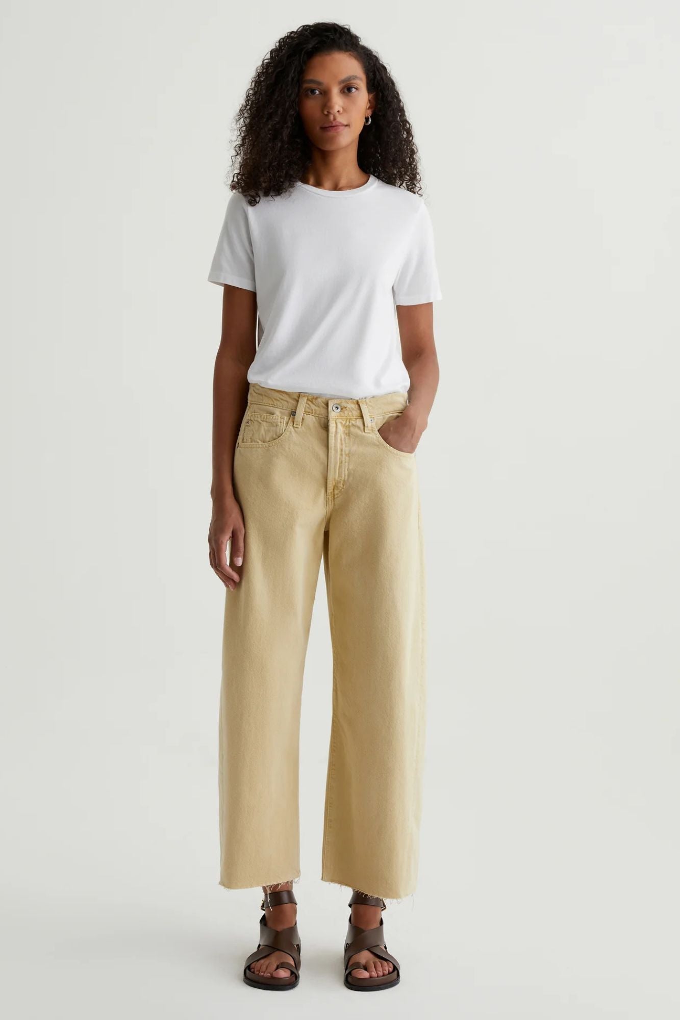 Hattie Crop High Rise Barrel