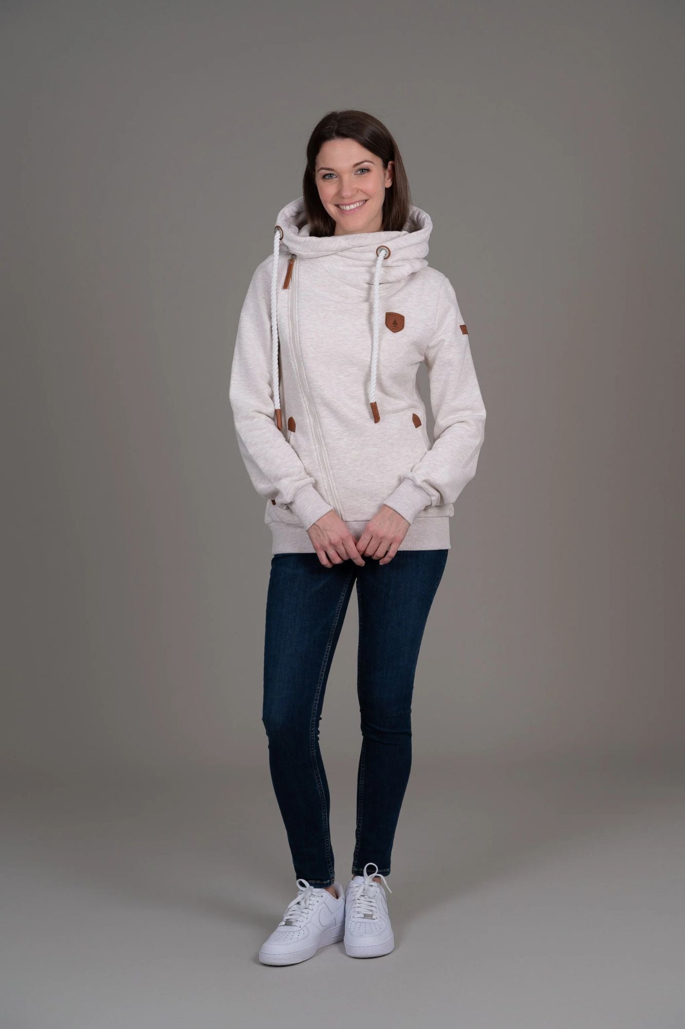 Athena Asymmetric Zip Hoodie