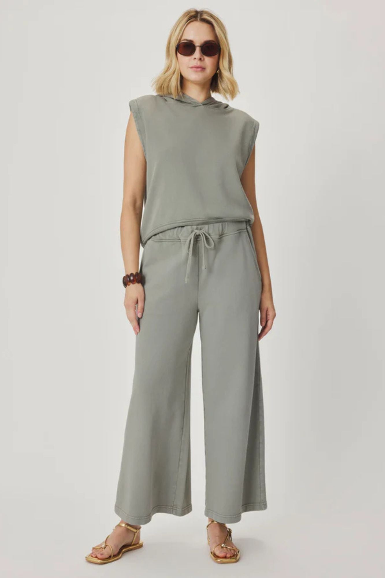 Greta Sleeveless Hoodie