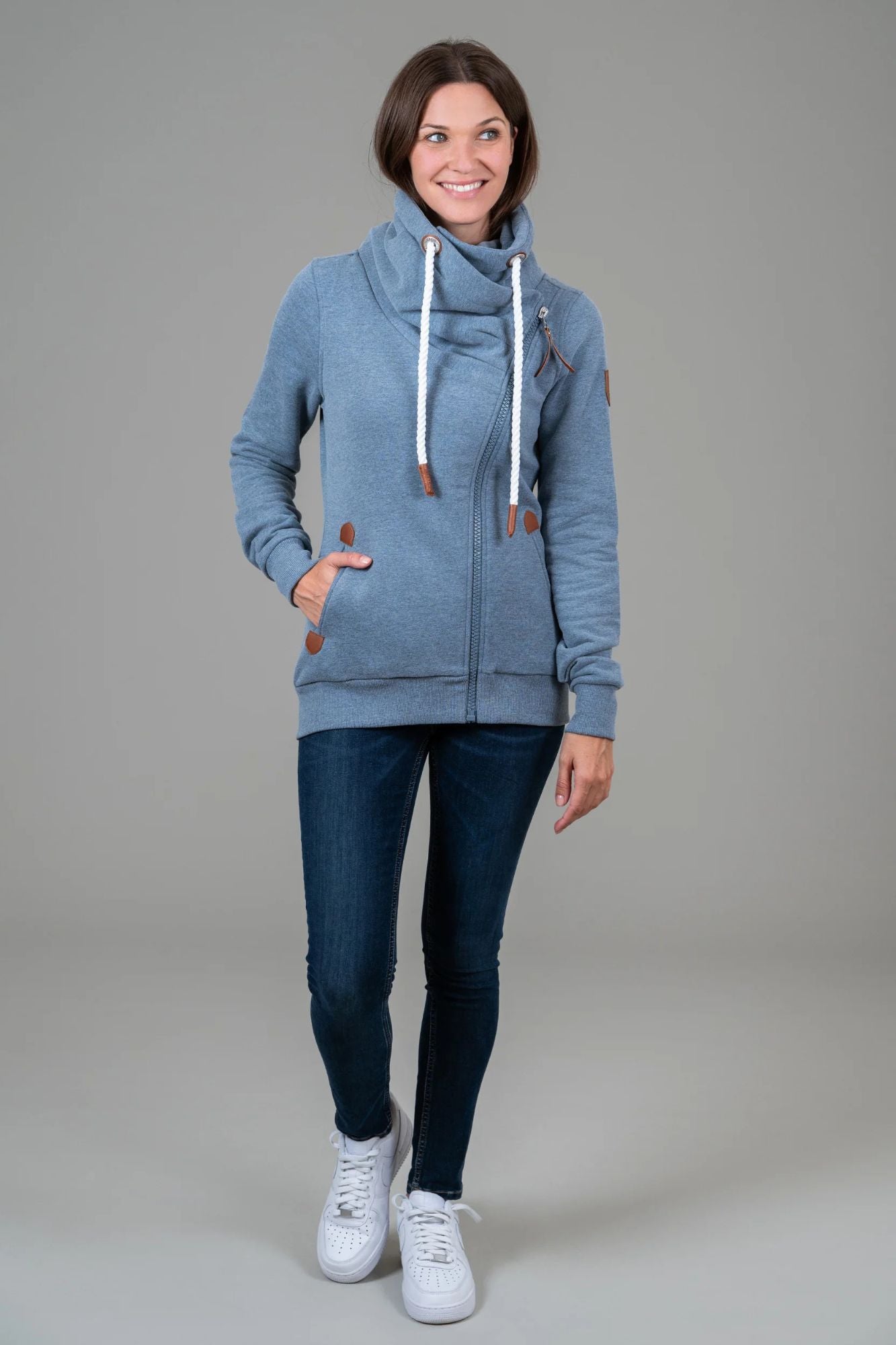 Hestia Full Zip High Collar