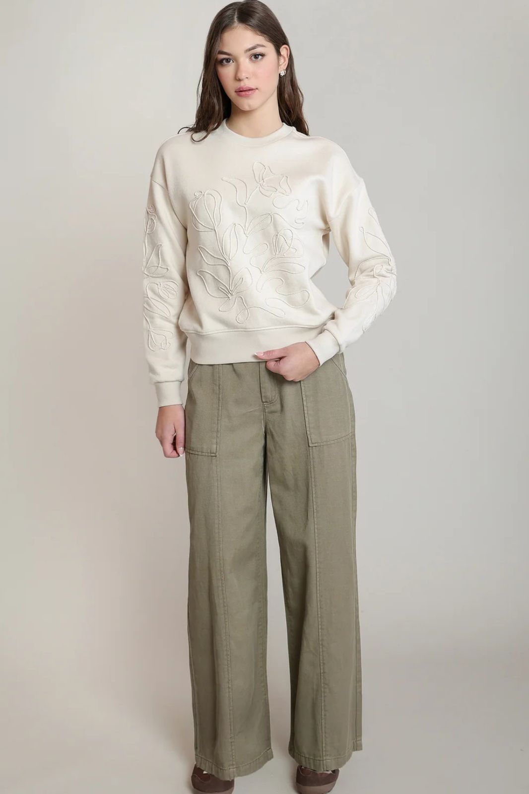 Embroidered Sweatshirt