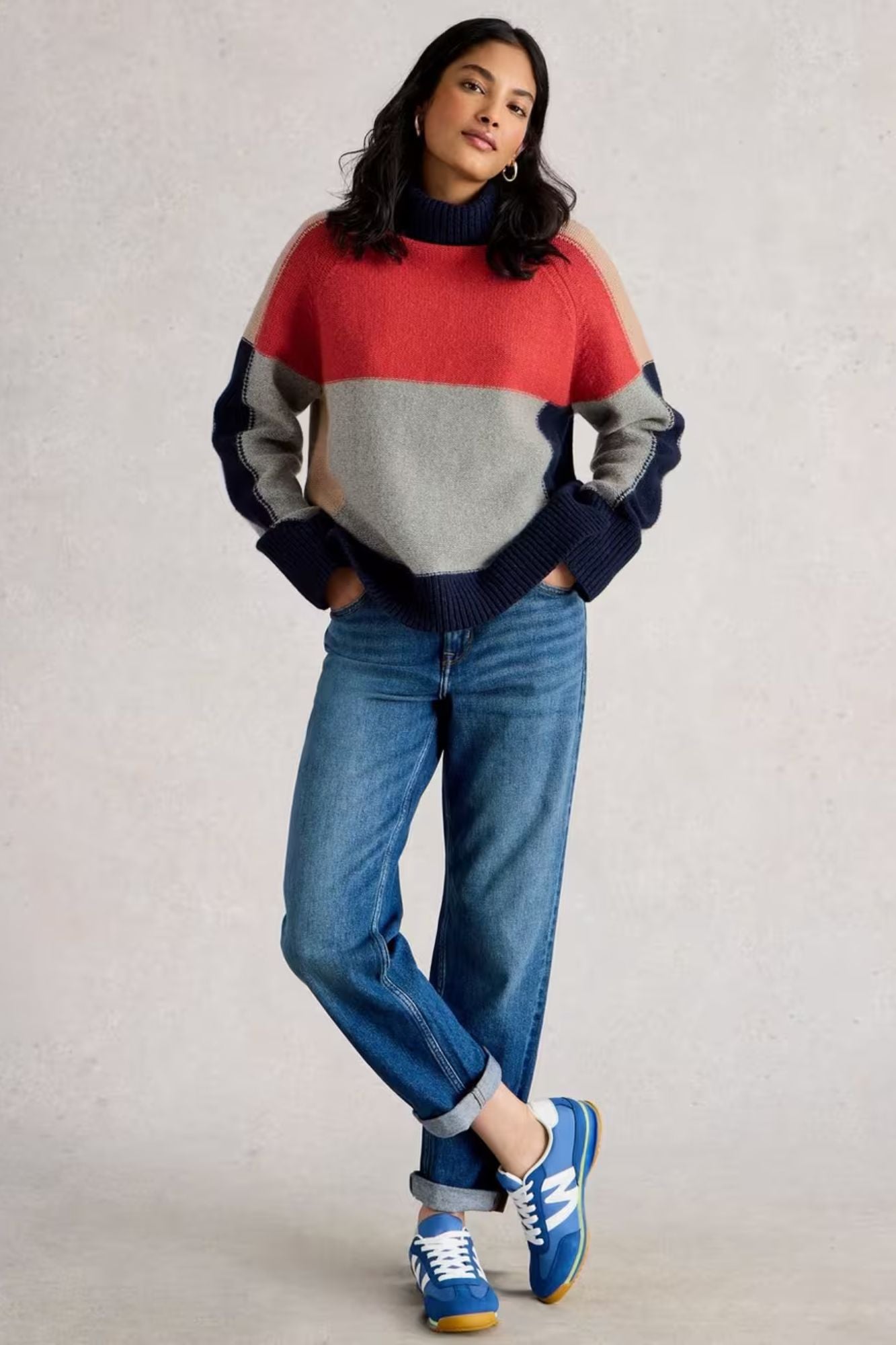 Mary Colour Block Sweater