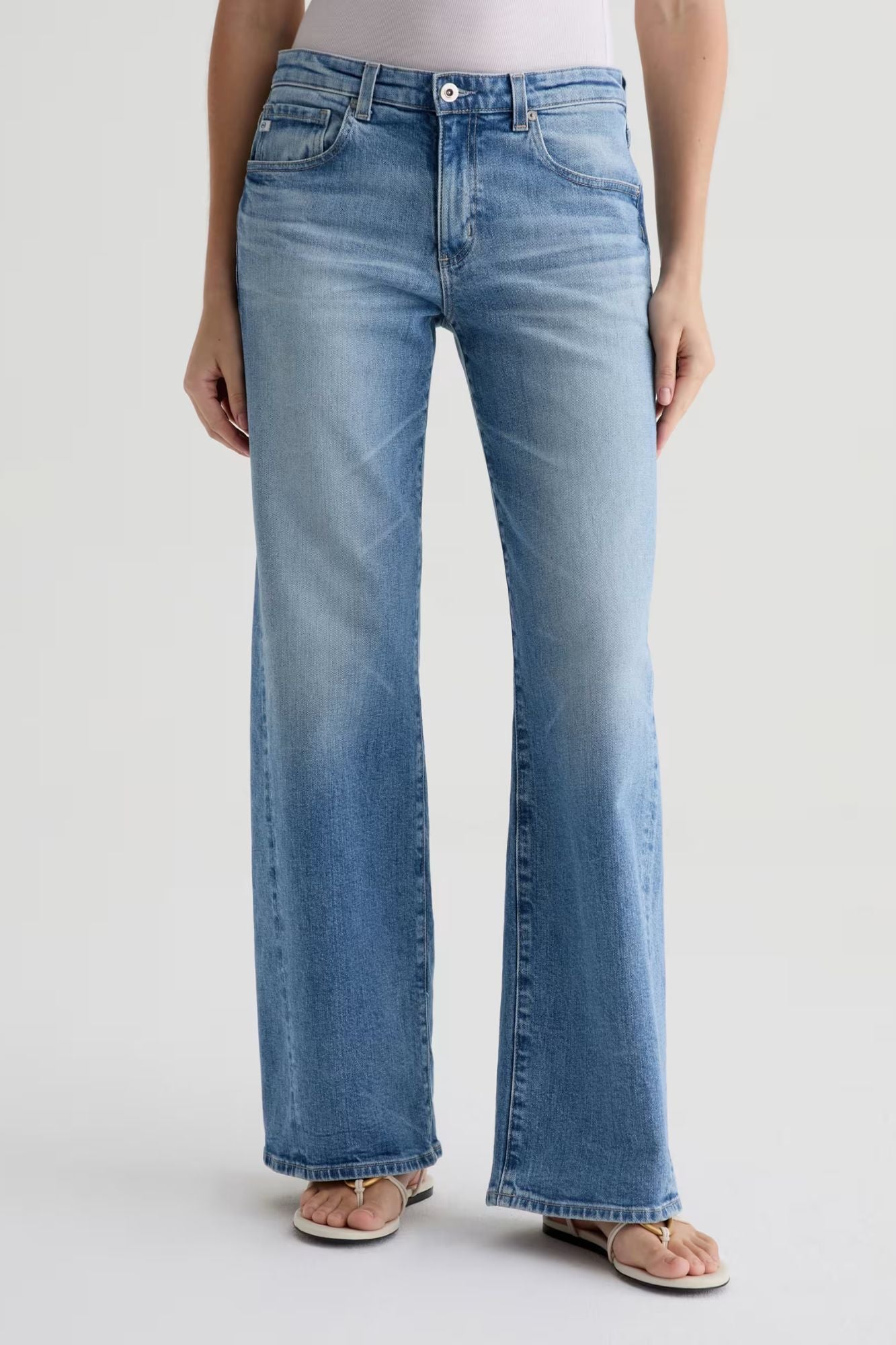 Adria Twisted Low-Rise Wide Leg