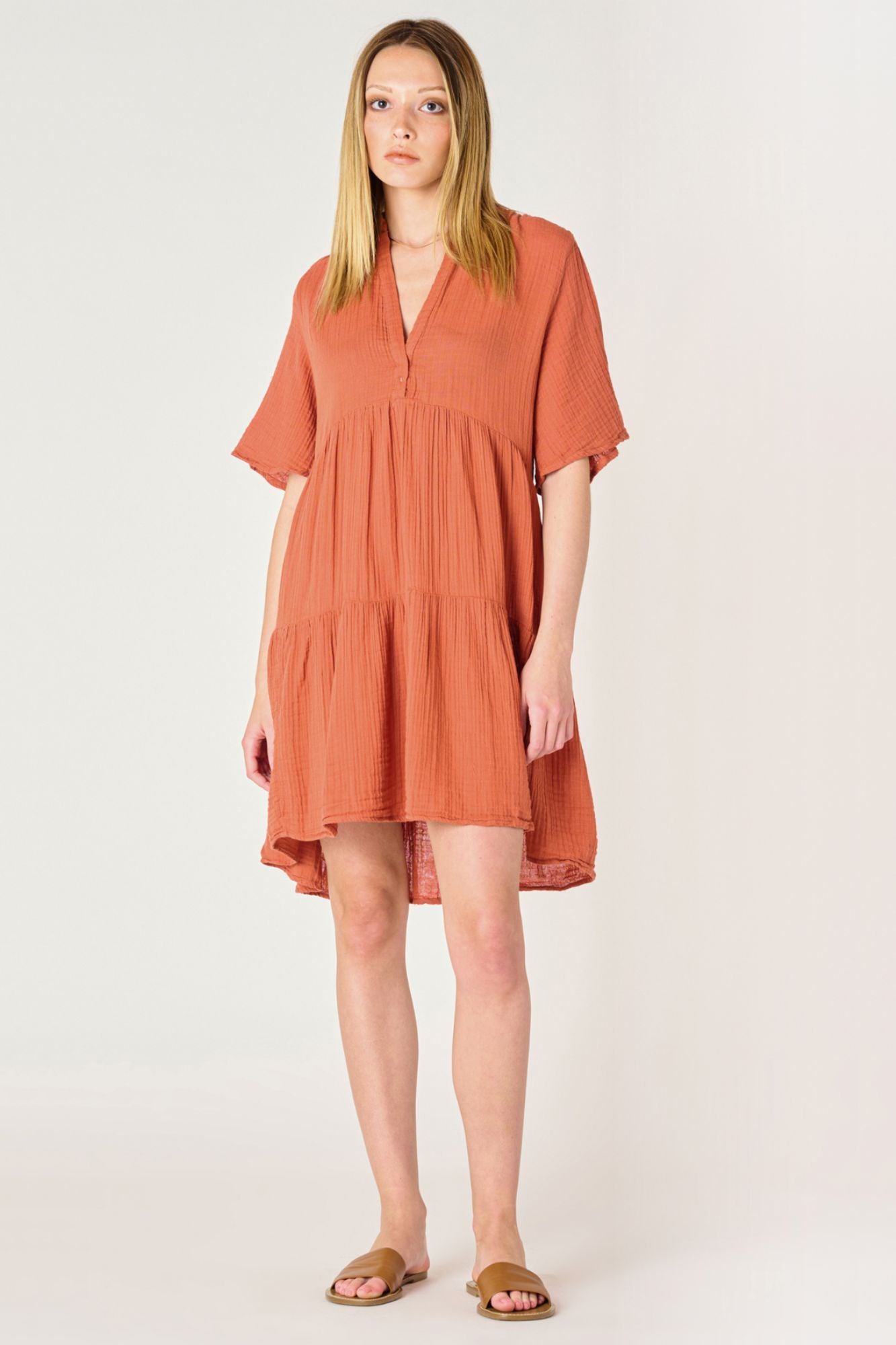 Ada Tiered Mini Dress