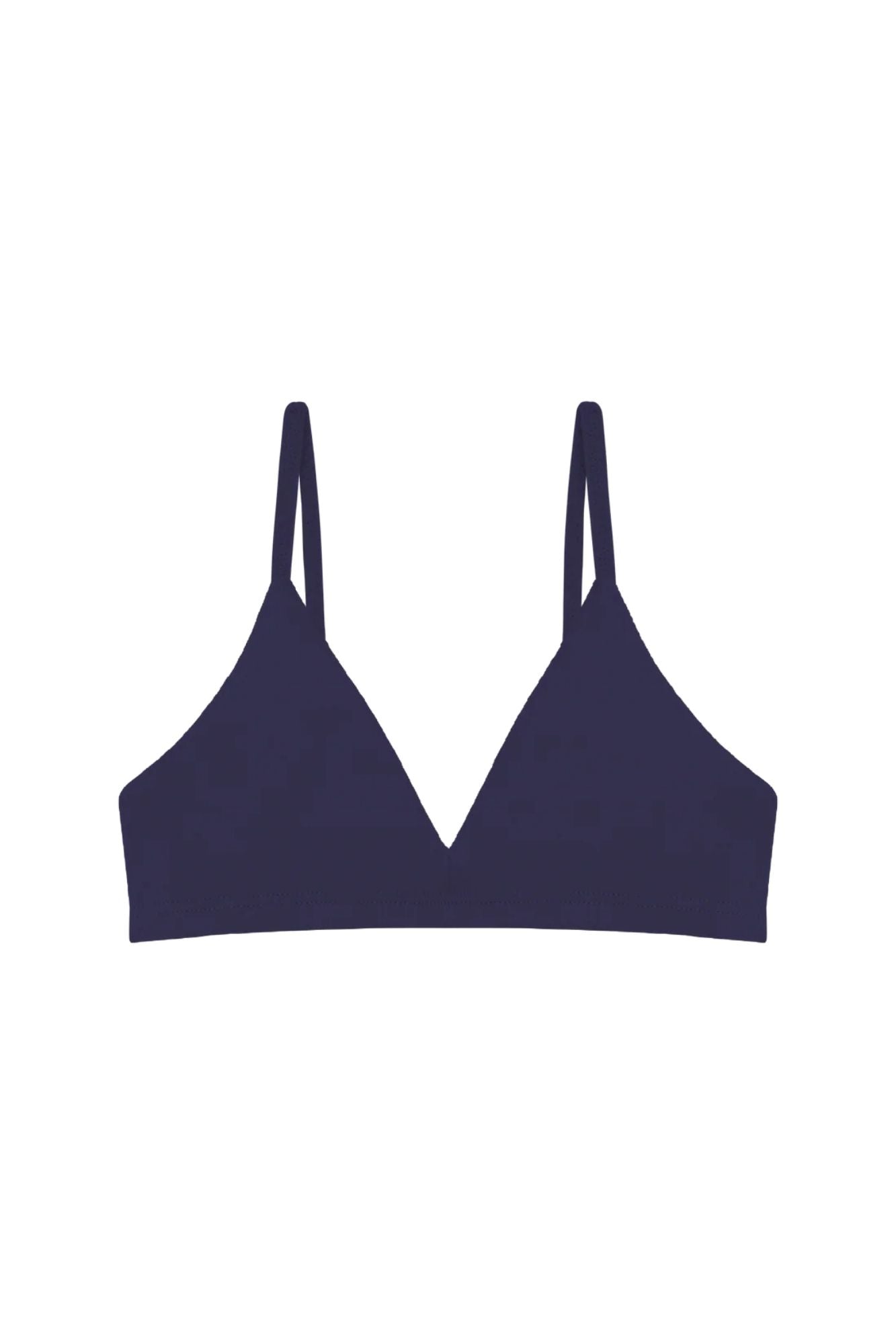 Triangle Mineral Bra | Navy