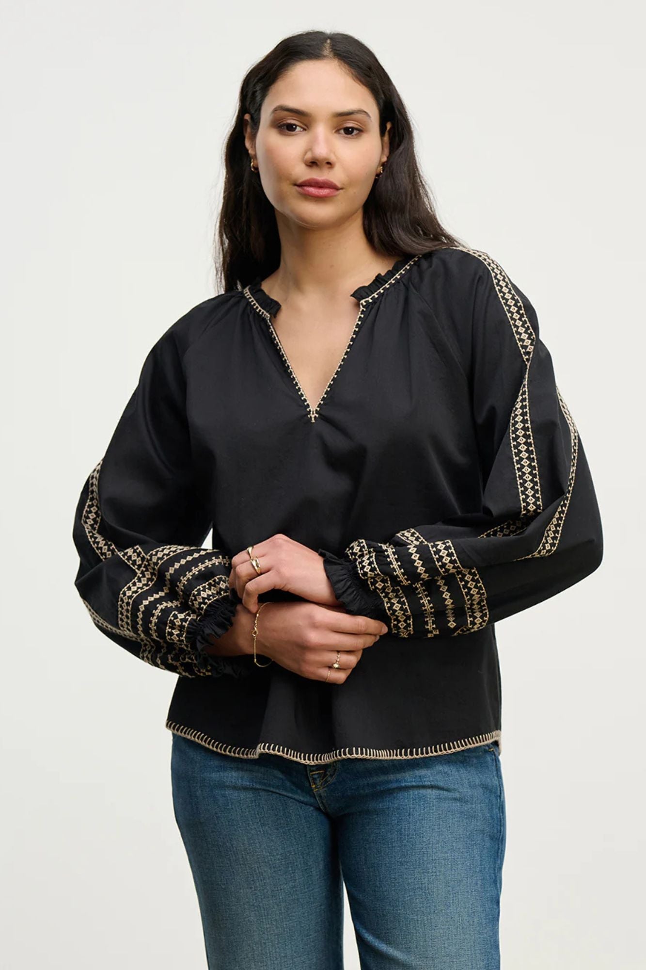 Scarlett Embroidered Top