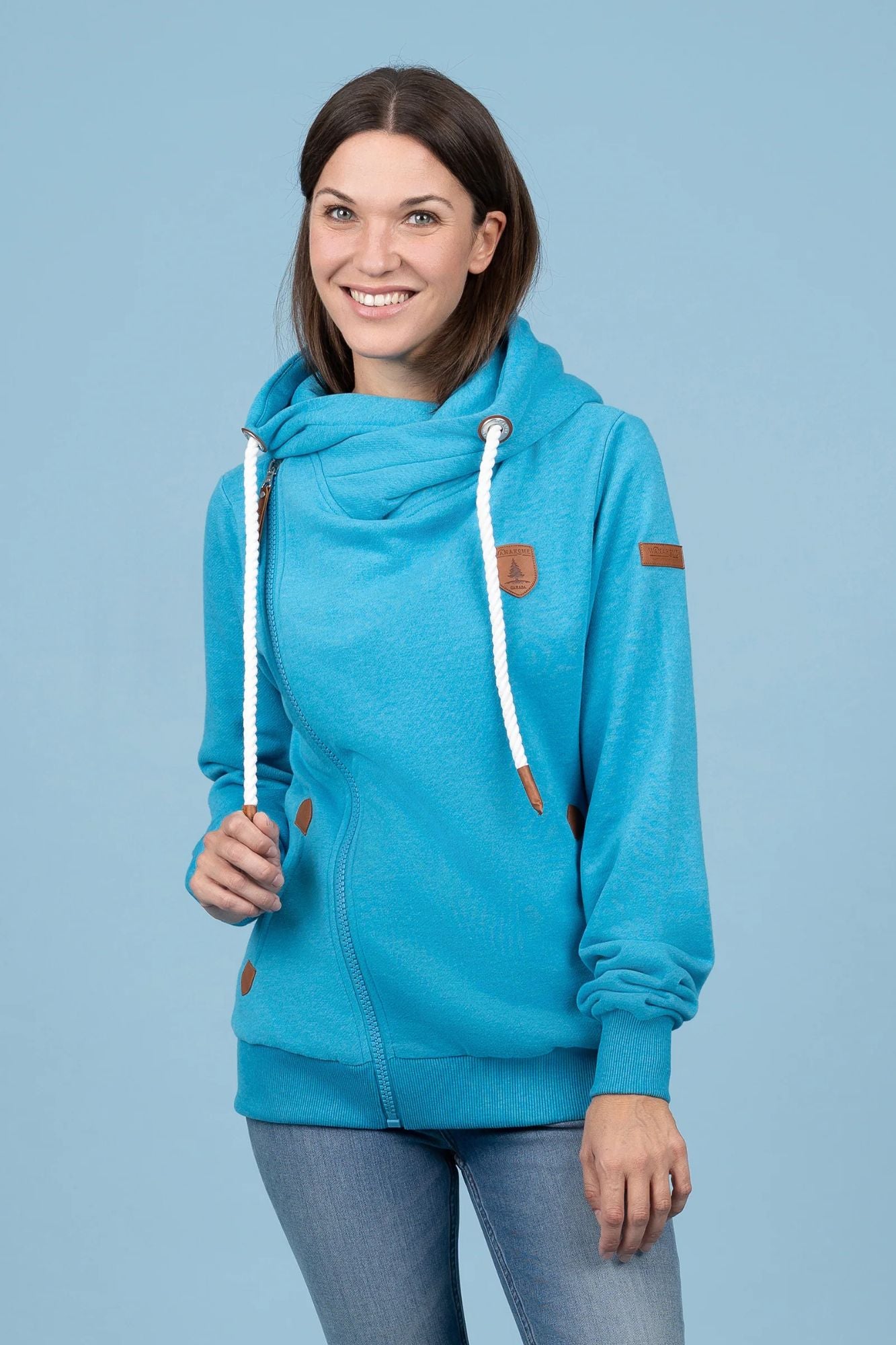 Athena Asymmetric Zip Hoodie