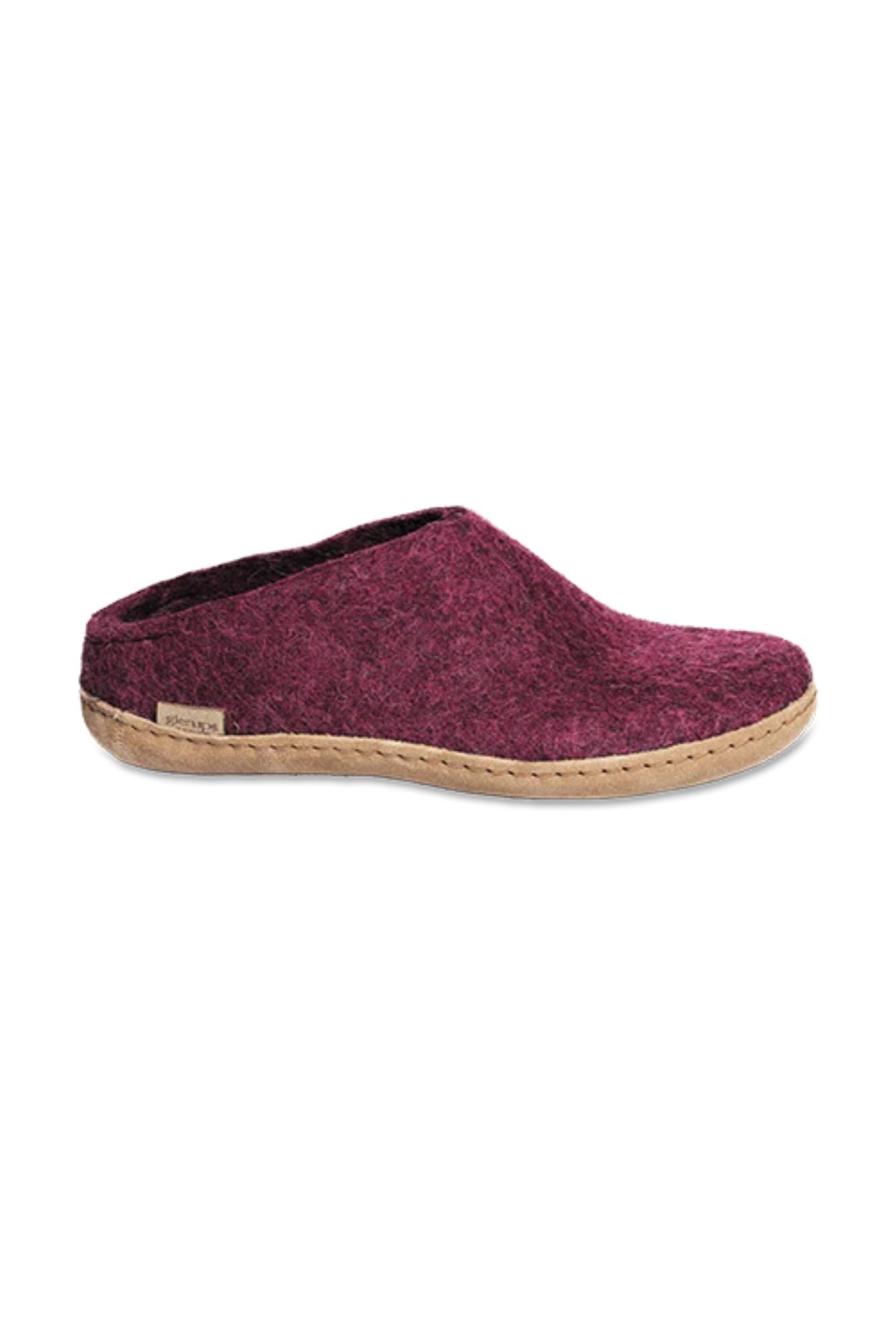 Slip-On | Leather Sole Cranberry