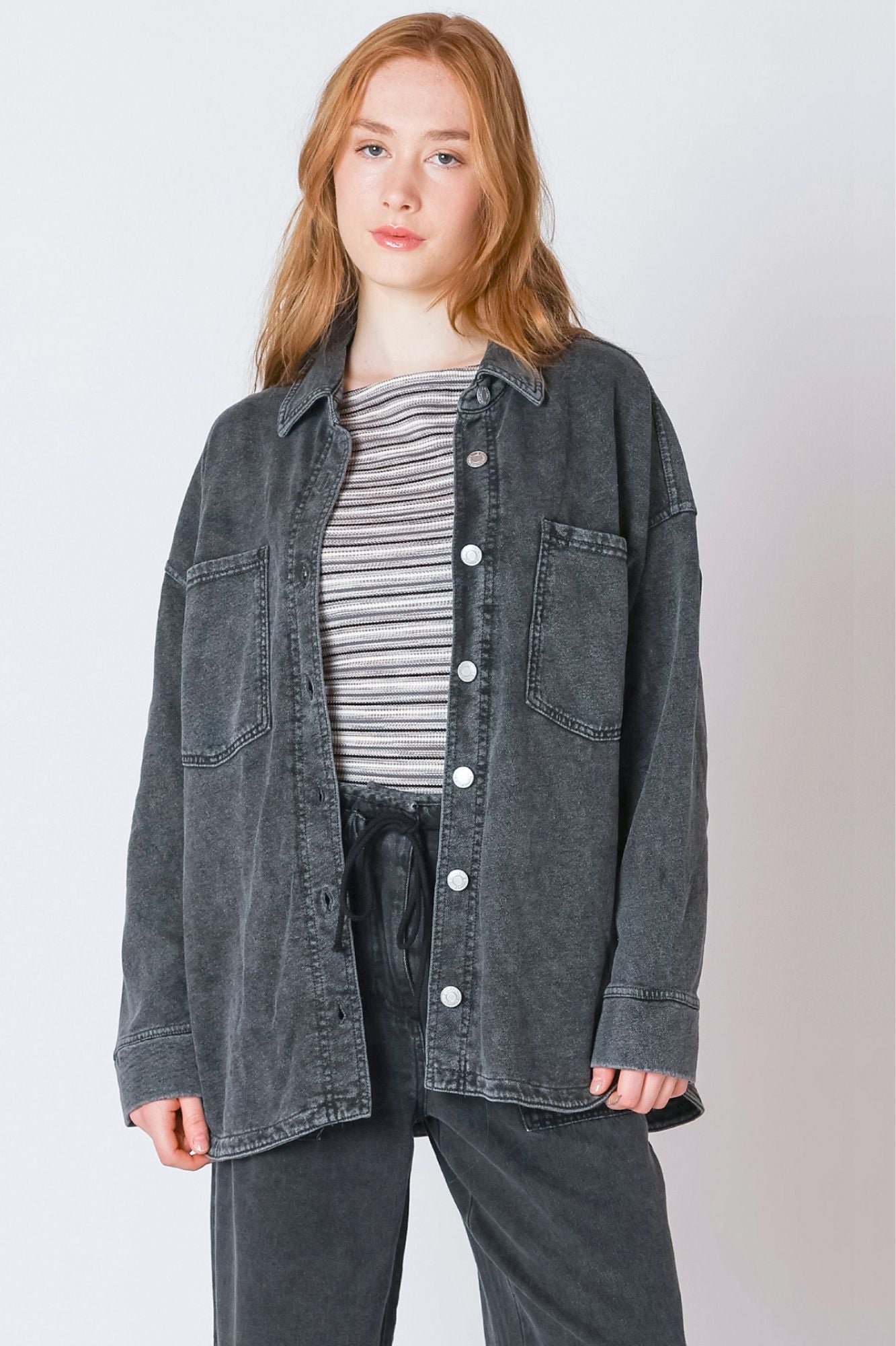 Knit Denim Jacket