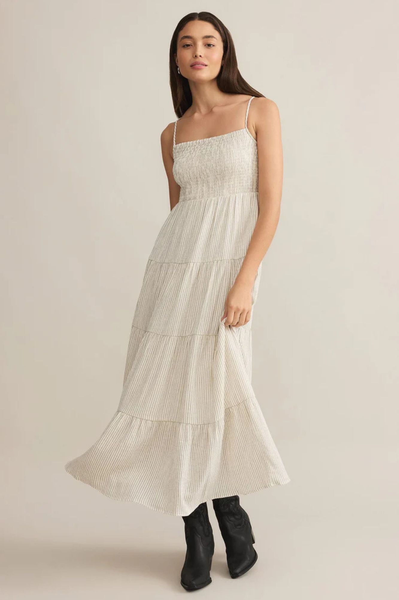 Balios Striped Maxi Dress