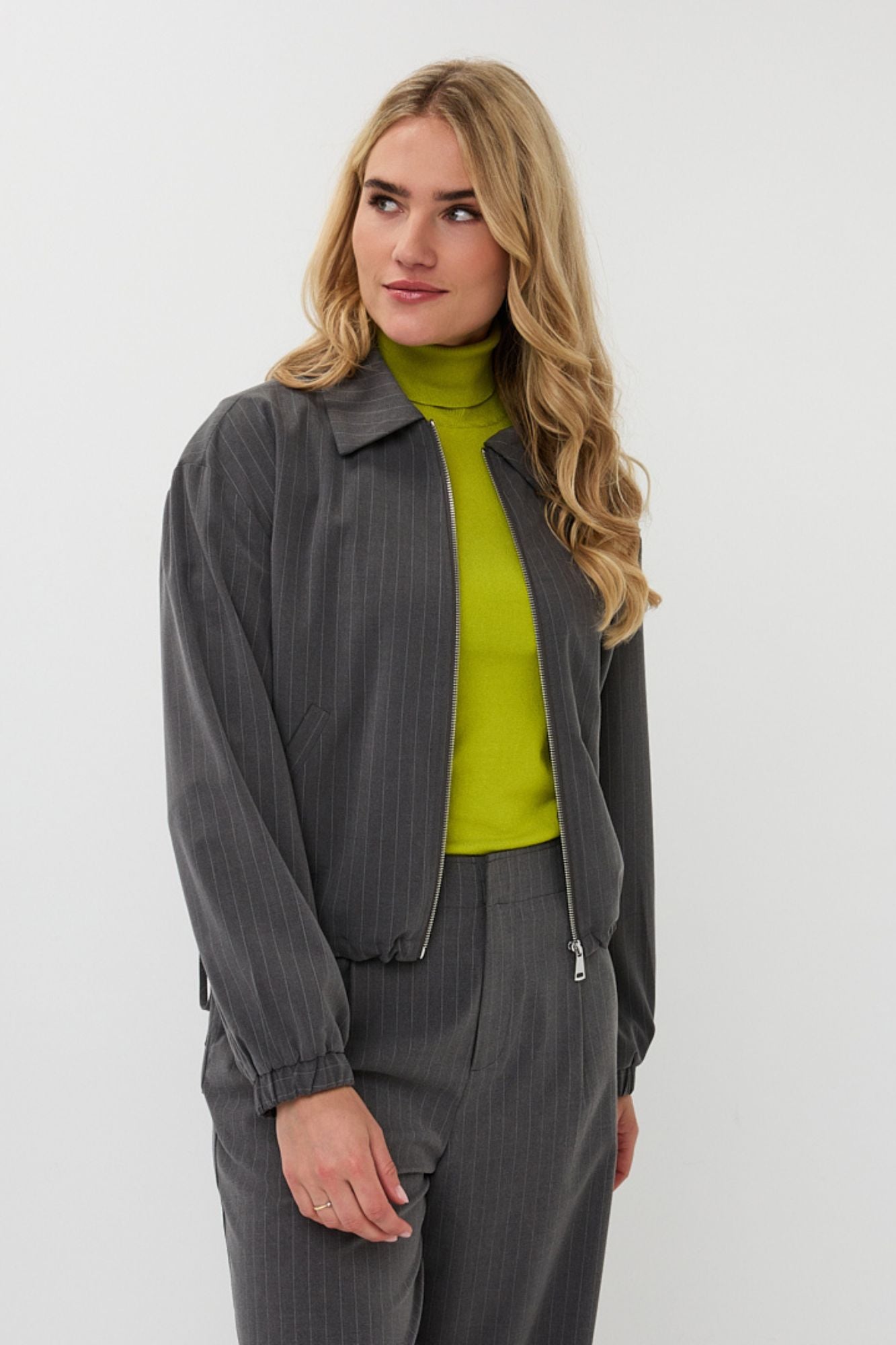 Jacket Bomber Pinstripe