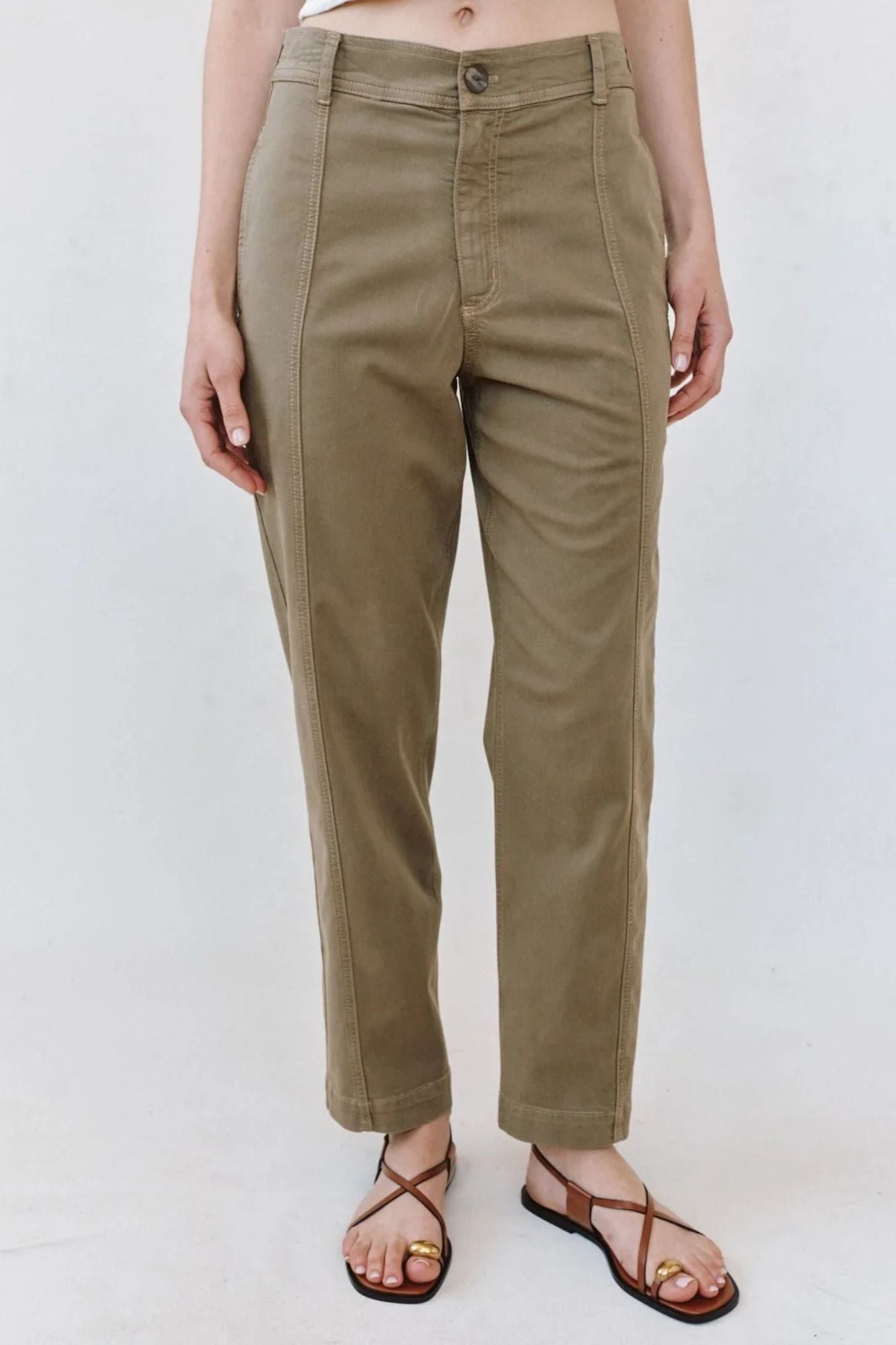 Seamed Soft Barrel Pant