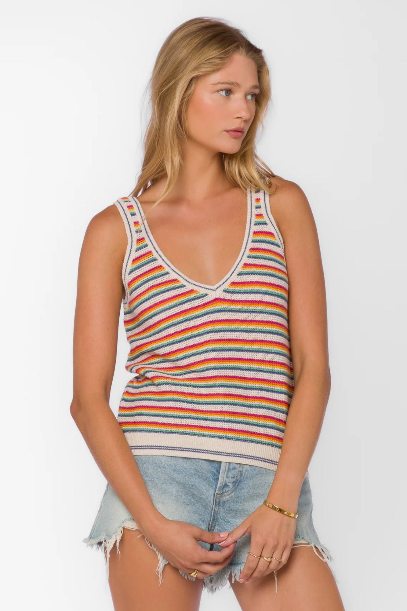 Nadia Sunny Stripe Tank