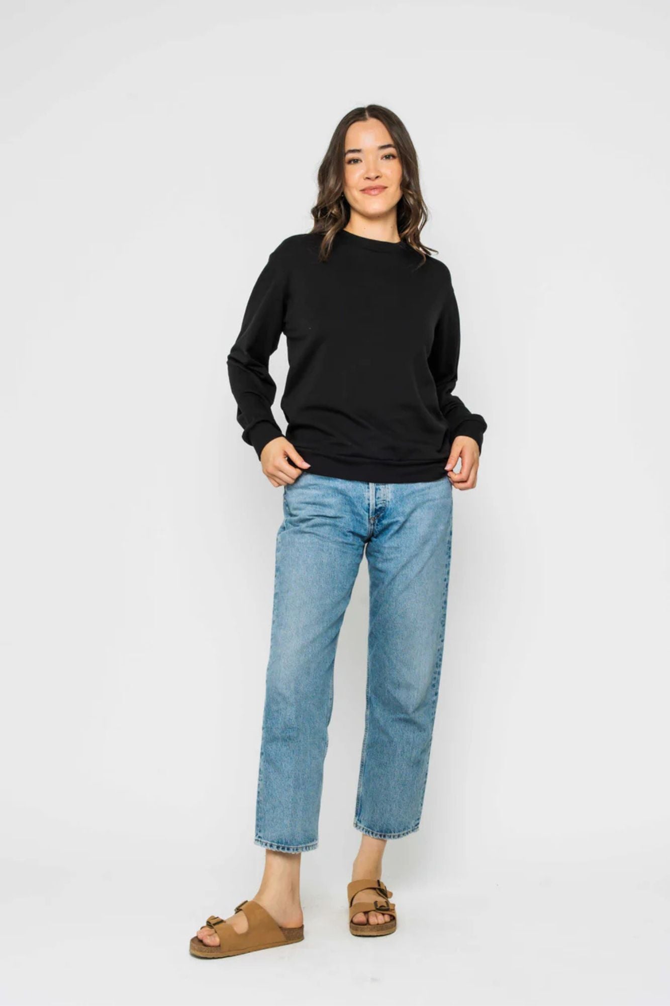 Jenna Luxe Fleece Crew