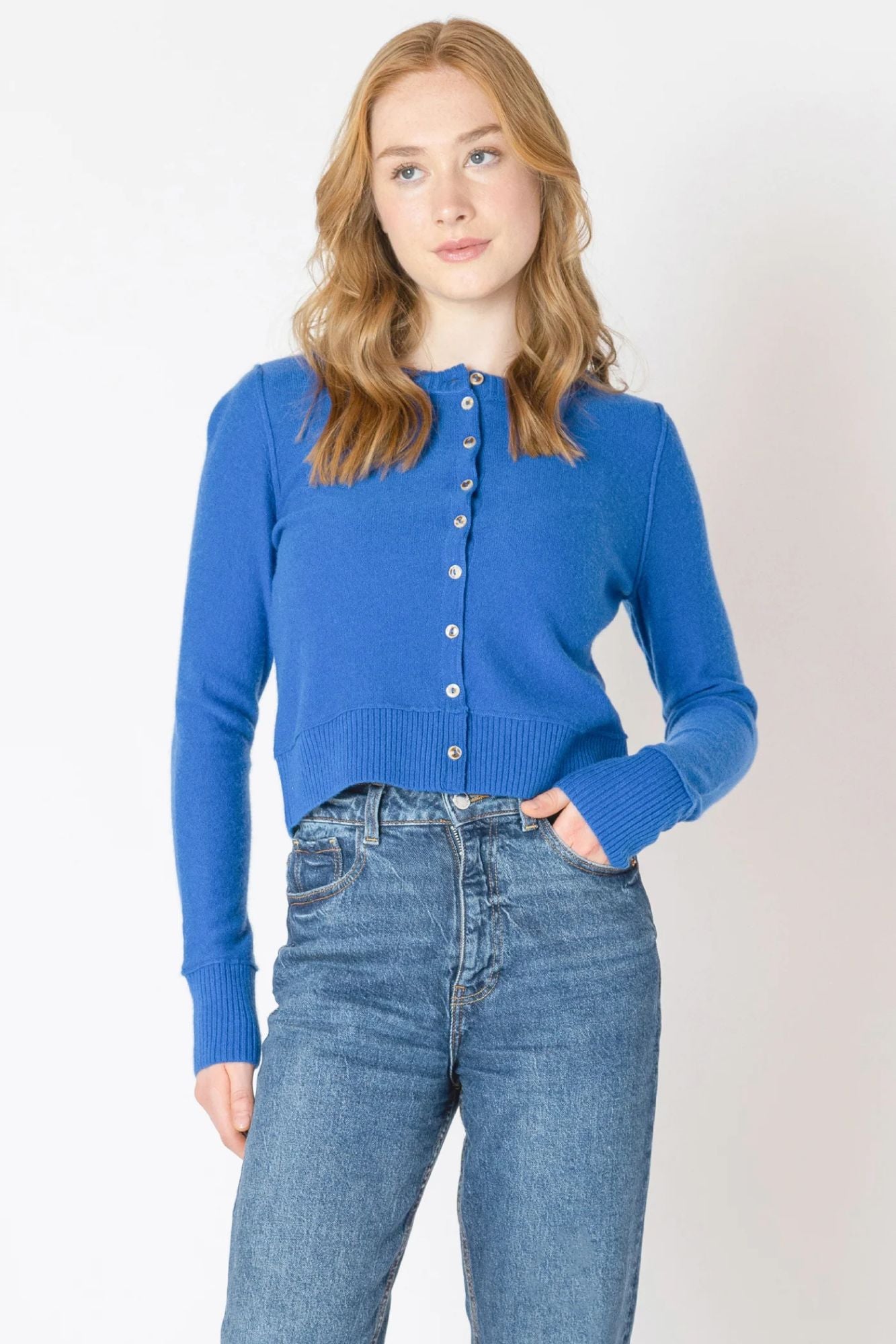 Easy Crewneck Cardigan