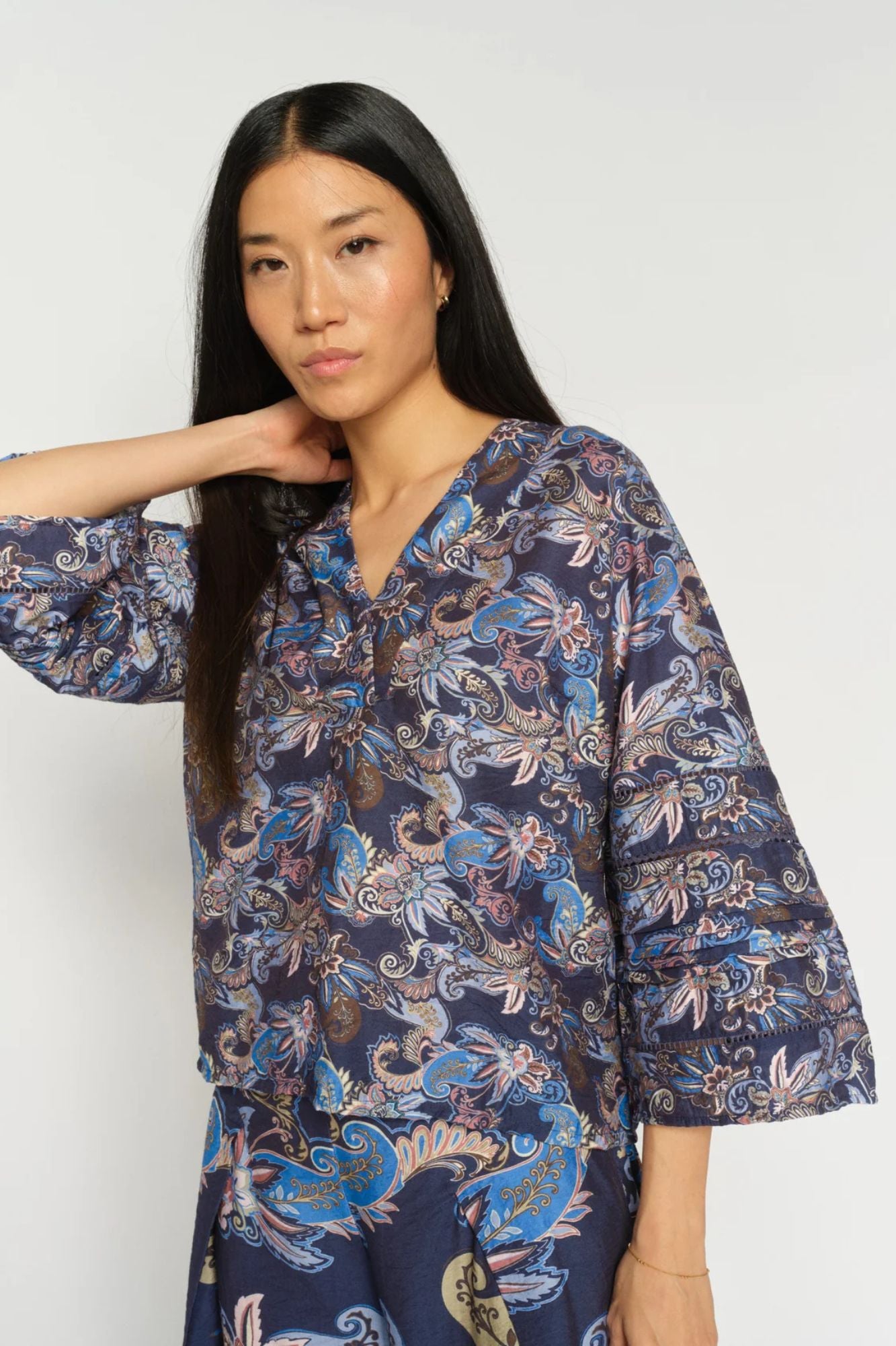 Aleysa Paisley Blouse