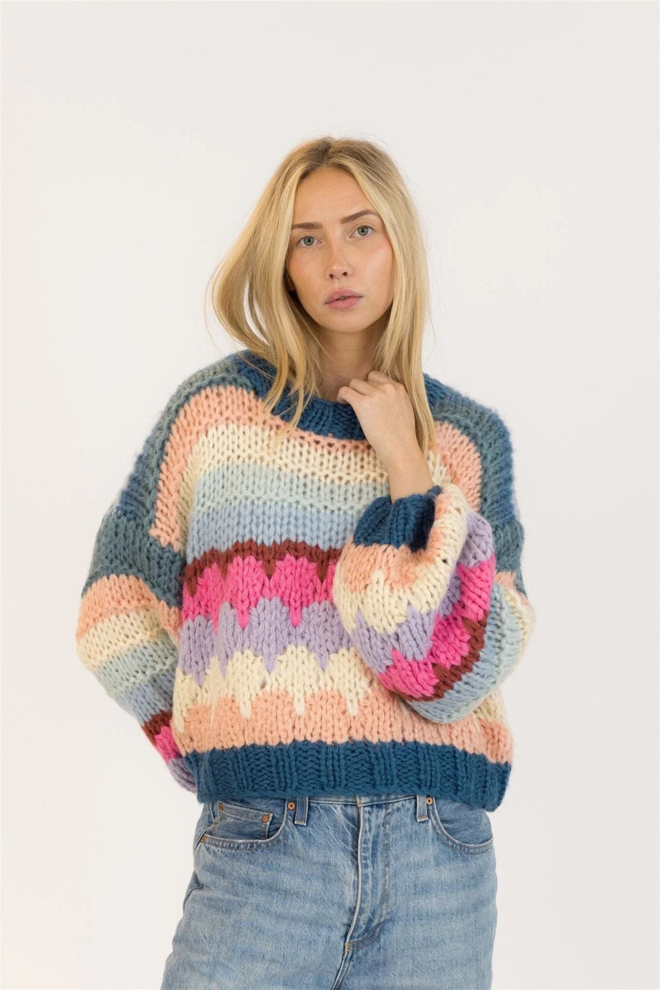Hannah Handmade Crewneck Sweater