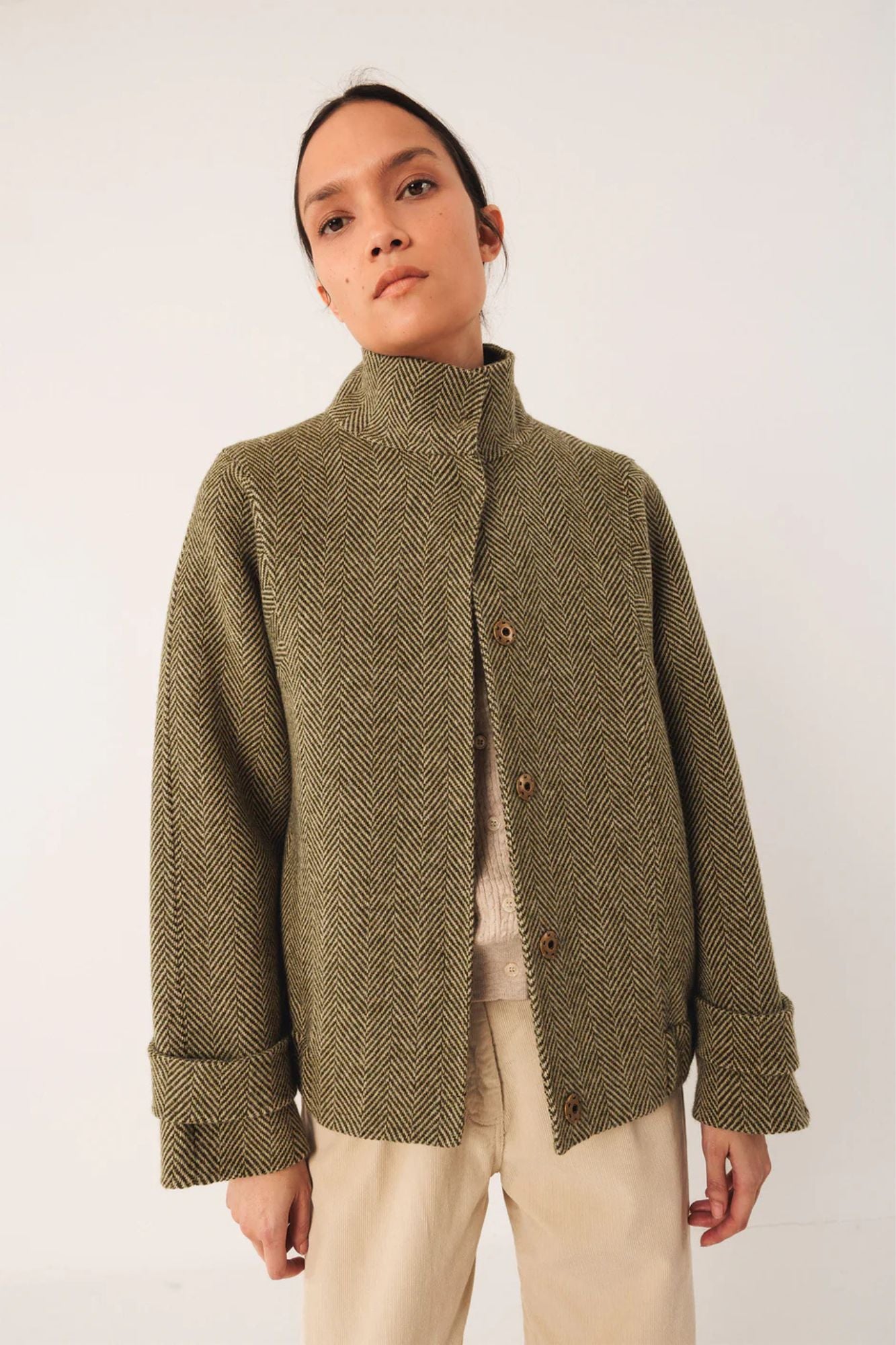 Bomber Wool Coat