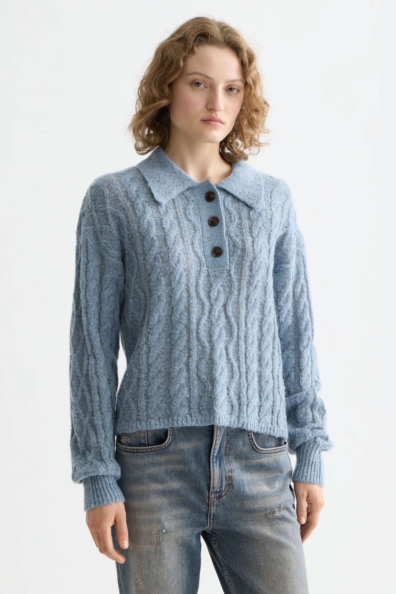 Collared Button Sweater