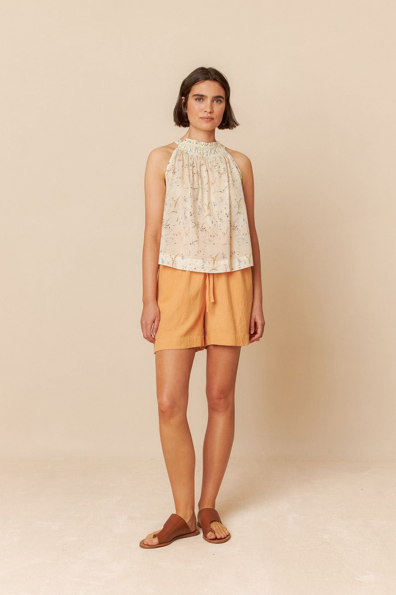 Halter Collar Top