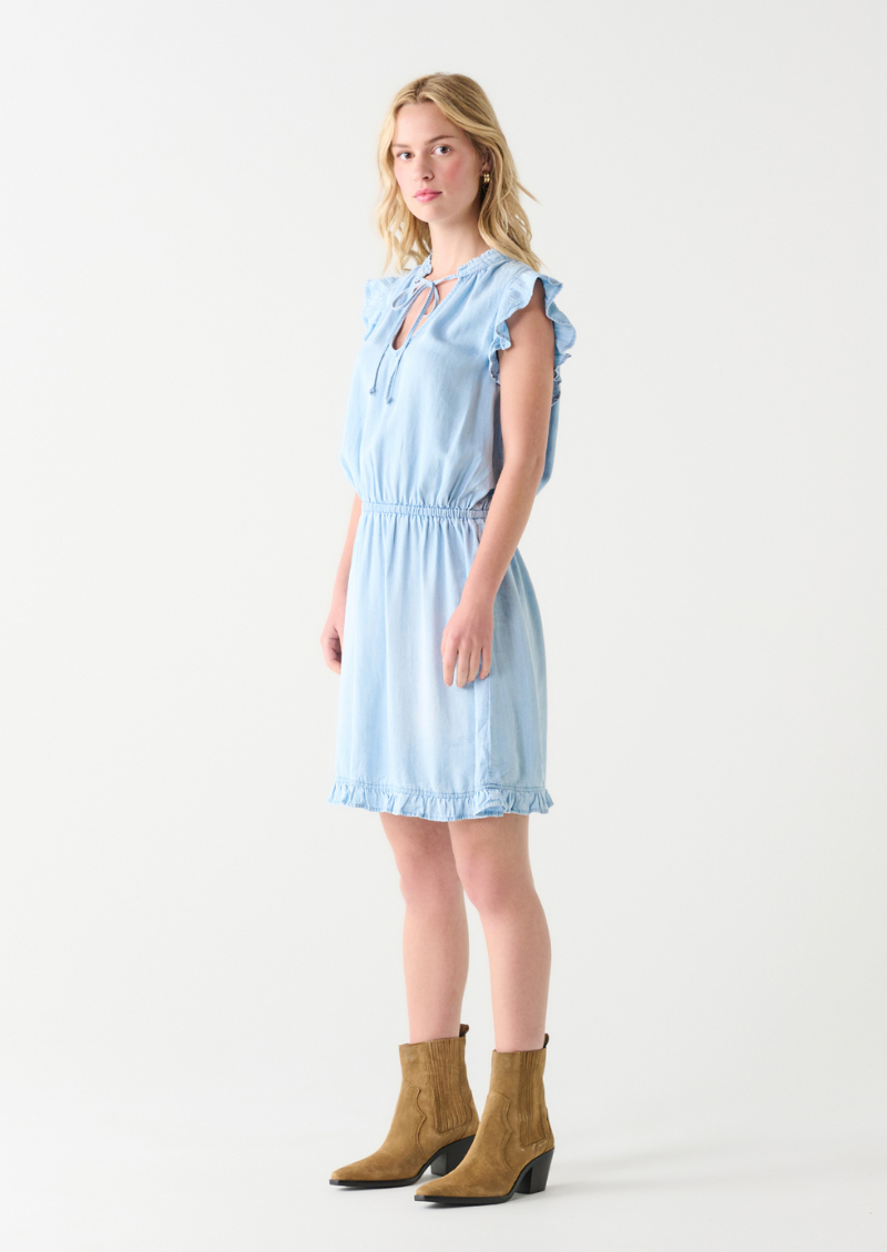 Ursula Ruffle Tencel Dress