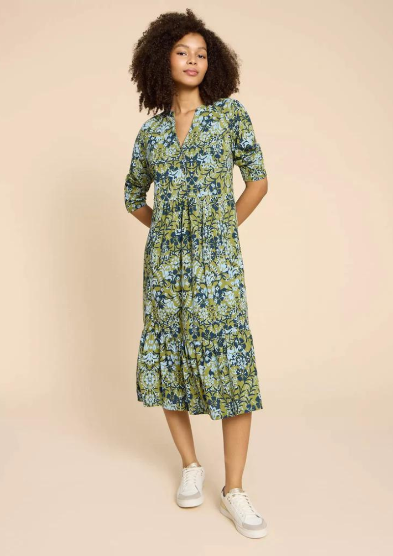 Naya Jersey Dress Indigo Bay