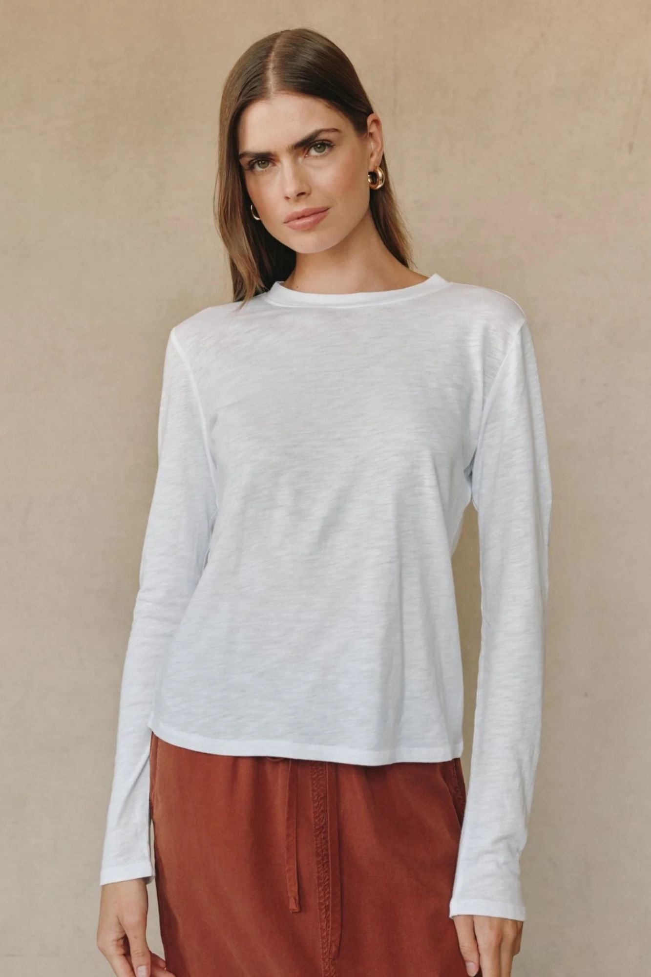 Long Sleeve Crew Neck Tee